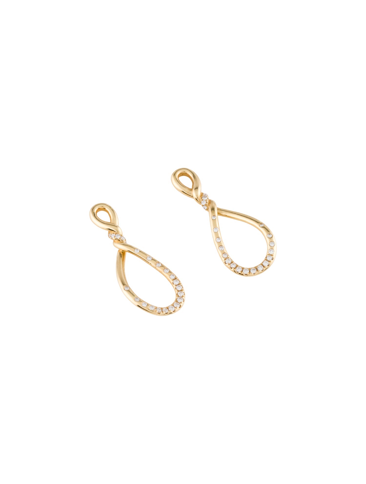 David Yurman 18K Diamond Earring Enhancers