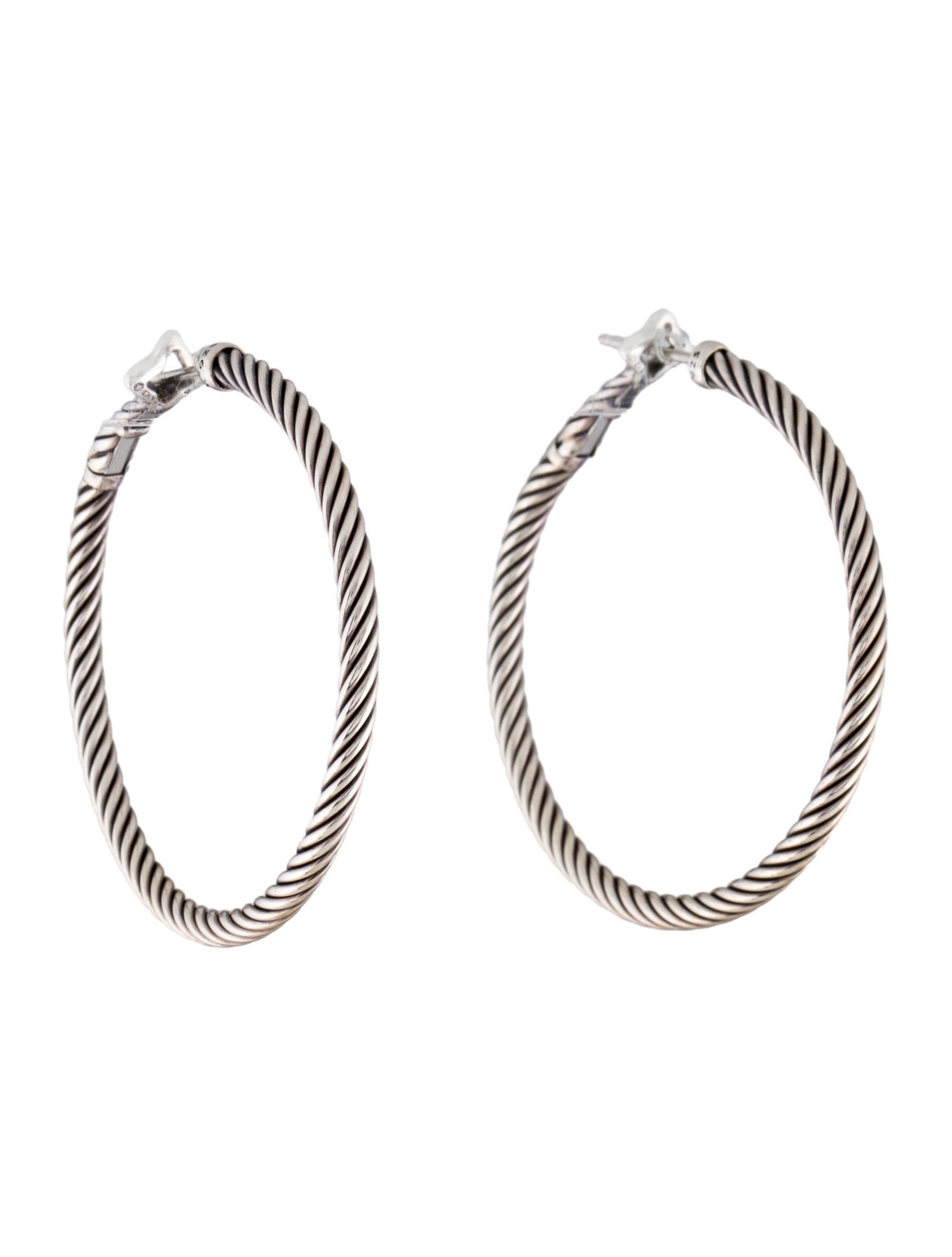 David Yurman Cable Classics Large Hoop Earrings