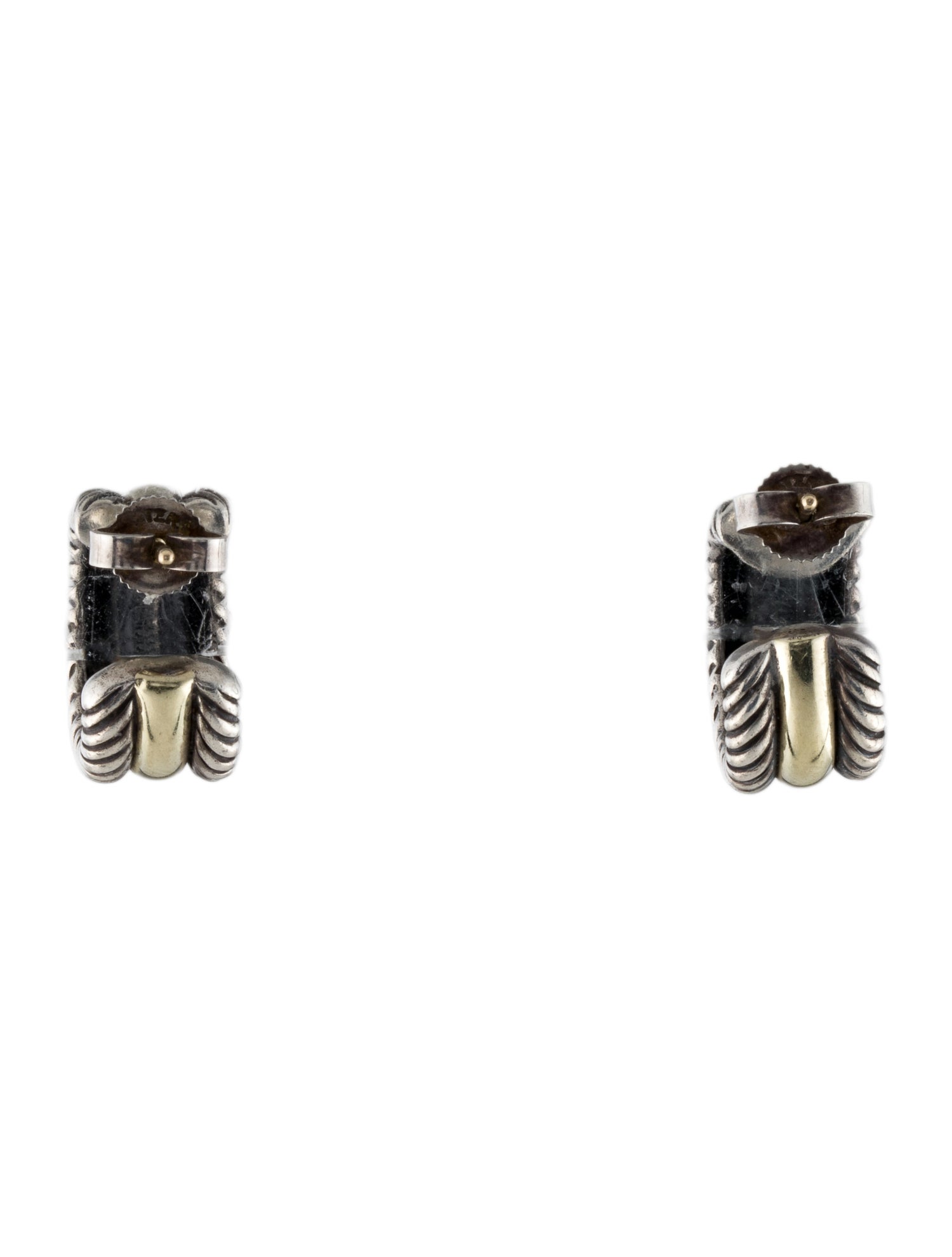 David Yurman Two-Tone Cable Collectibles Huggies