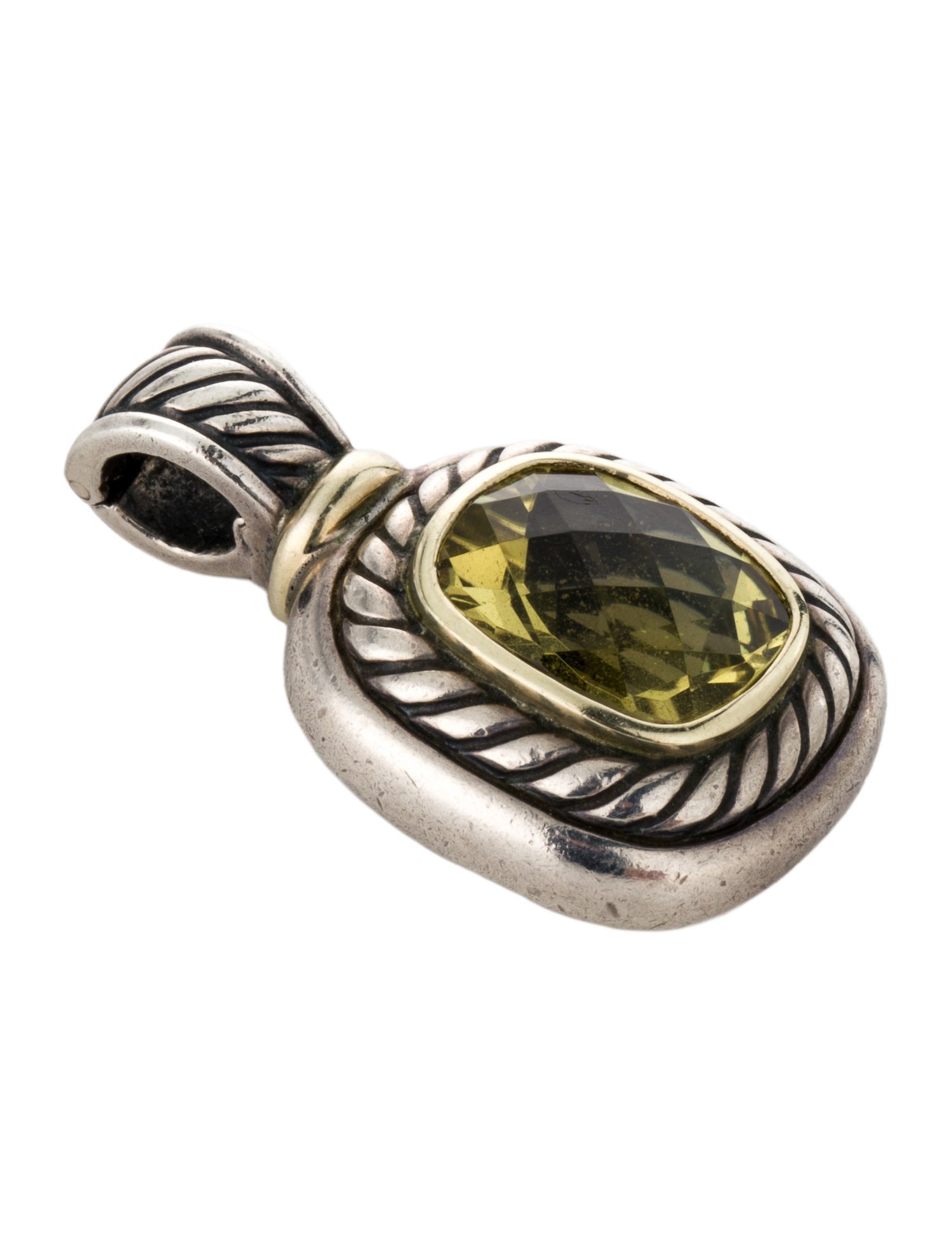 David Yurman Quartz Albion Enhancer Pendant