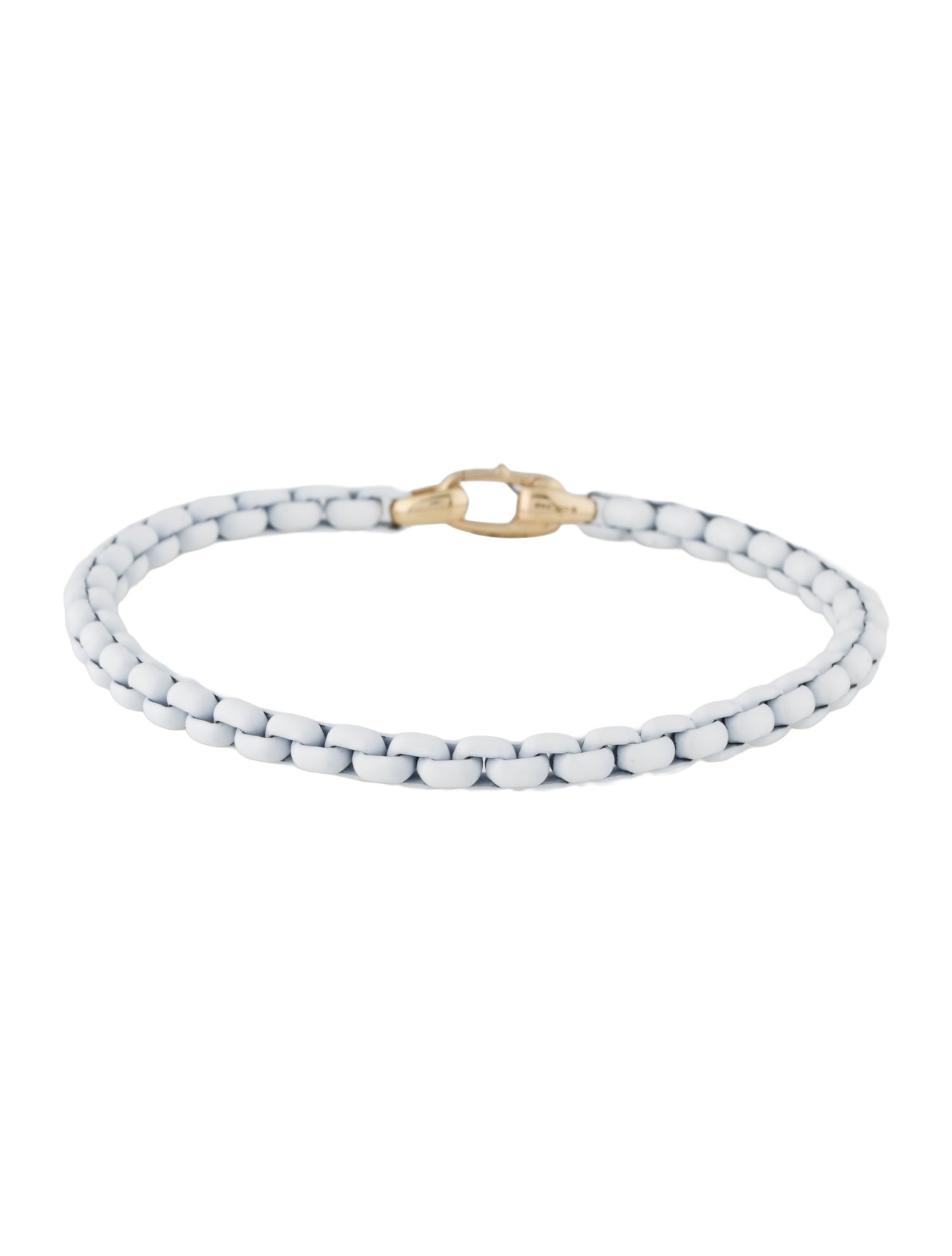 David Yurman 14K Acrylic Bel Aire Chain Bracelet