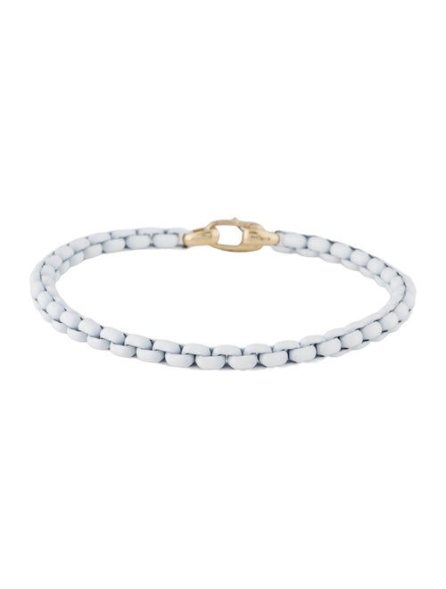 David Yurman 14K Acrylic Bel Aire Chain Bracelet