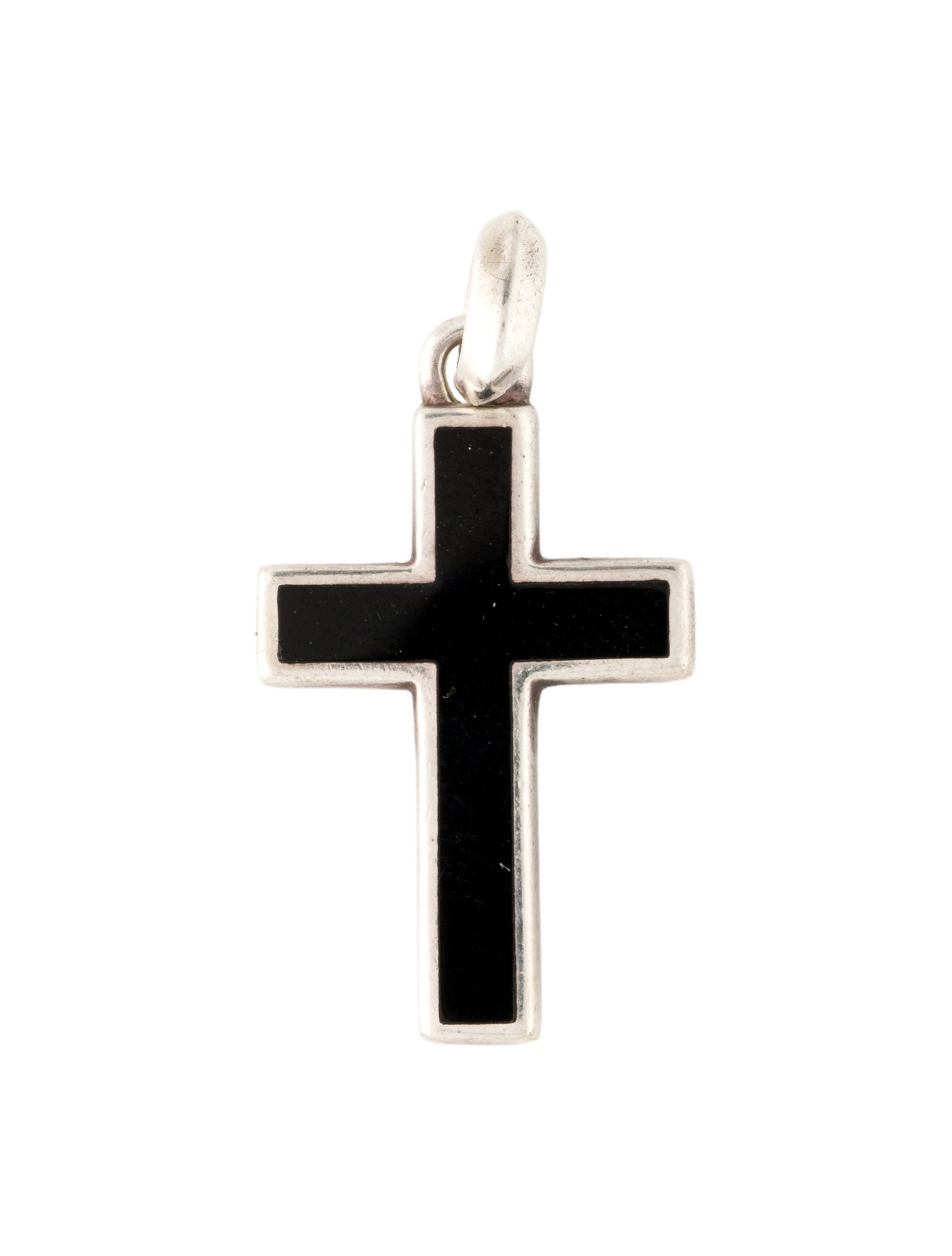 David Yurman Onyx Cross Amulette Pendant