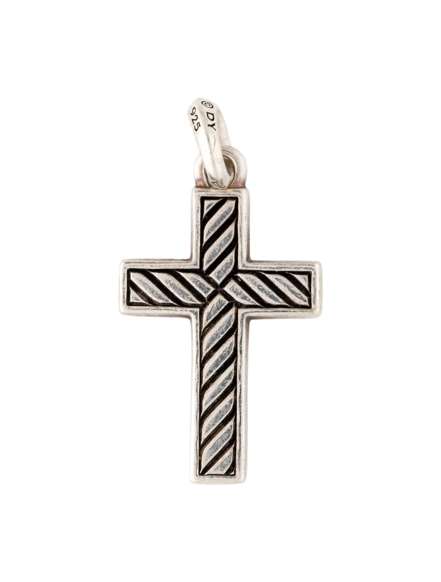 David Yurman Onyx Cross Amulette Pendant