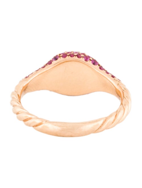 David Yurman 18K Sapphire Petite Pavé Pinky Ring