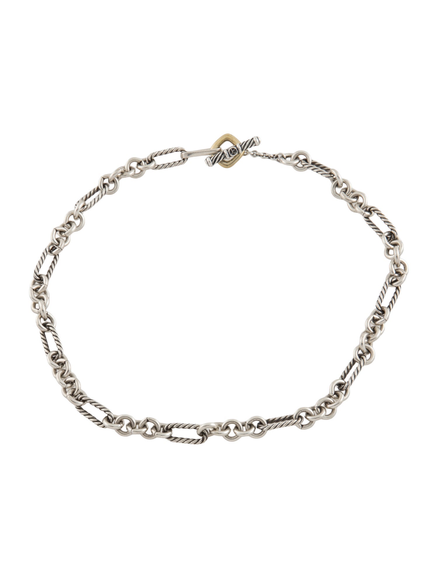 David Yurman Figaro Link Chain Necklace
