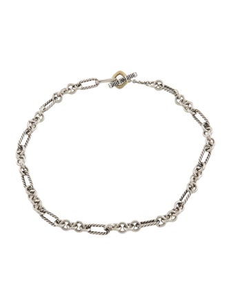 David Yurman Figaro Link Chain Necklace