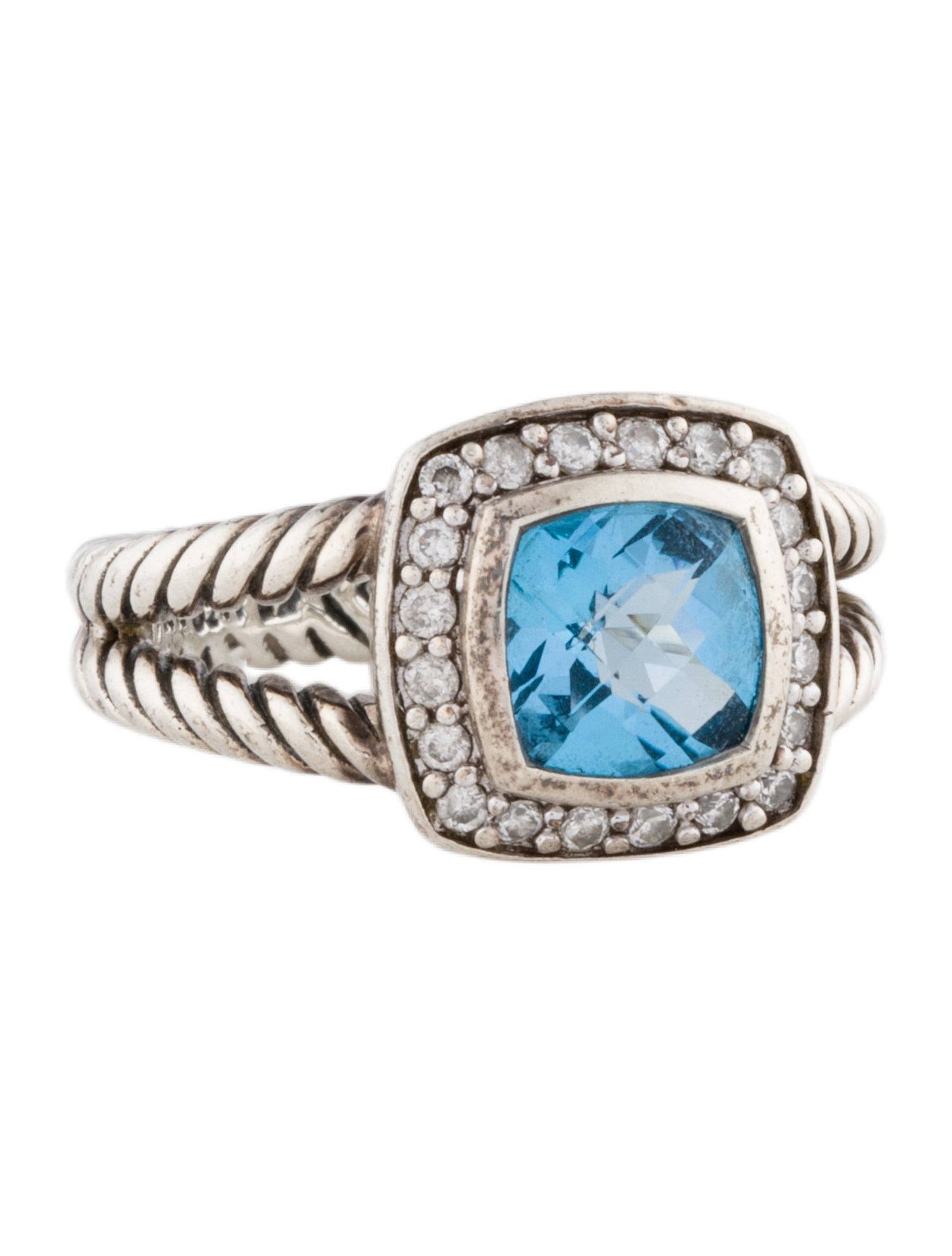 David Yurman Topaz Petite Albion Ring