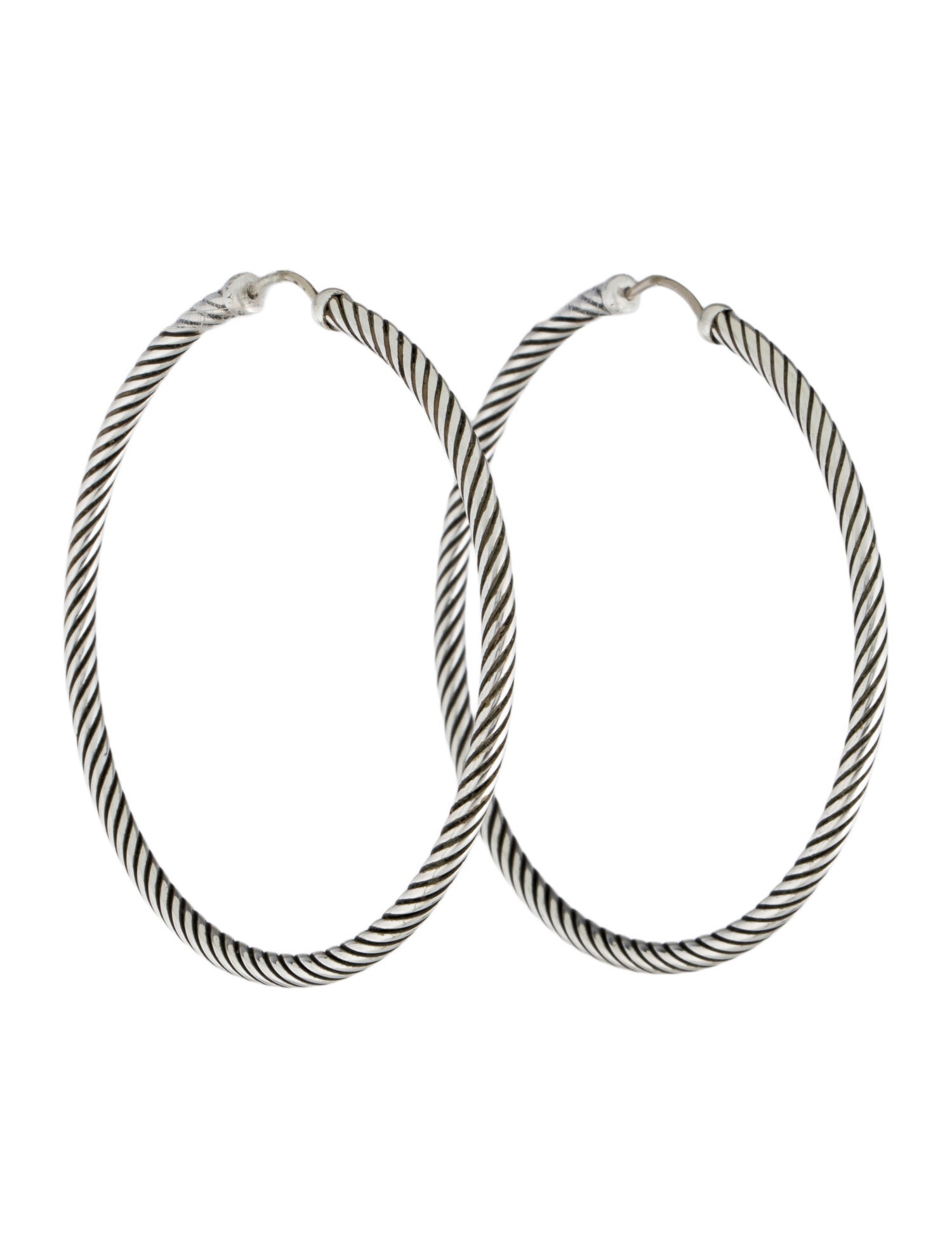 David Yurman Extra-Large Hoop Earrings