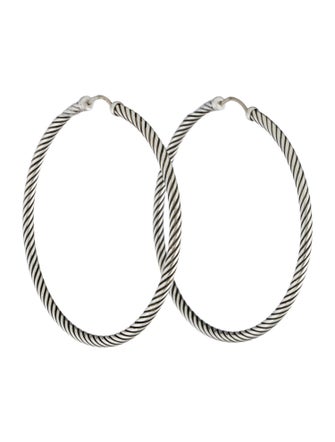 David Yurman Extra-Large Hoop Earrings
