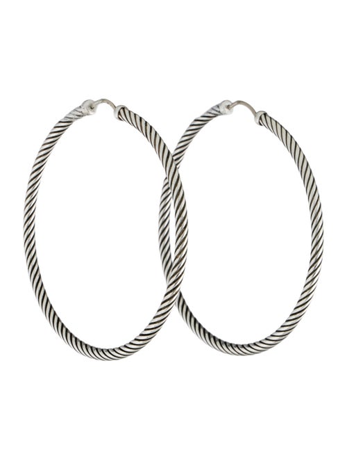 David Yurman Extra-Large Hoop Earrings