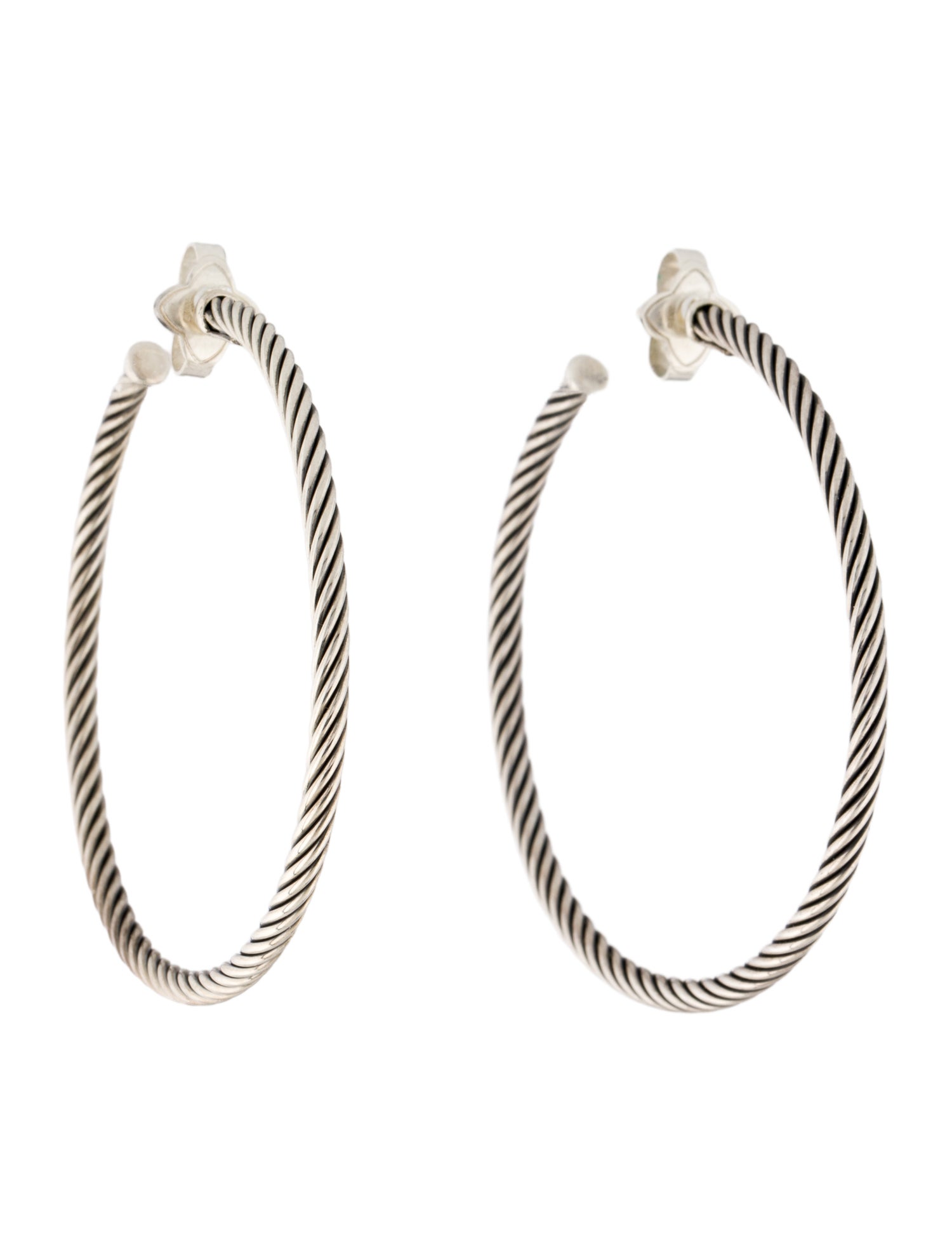 David Yurman Cable Hoop Earrings