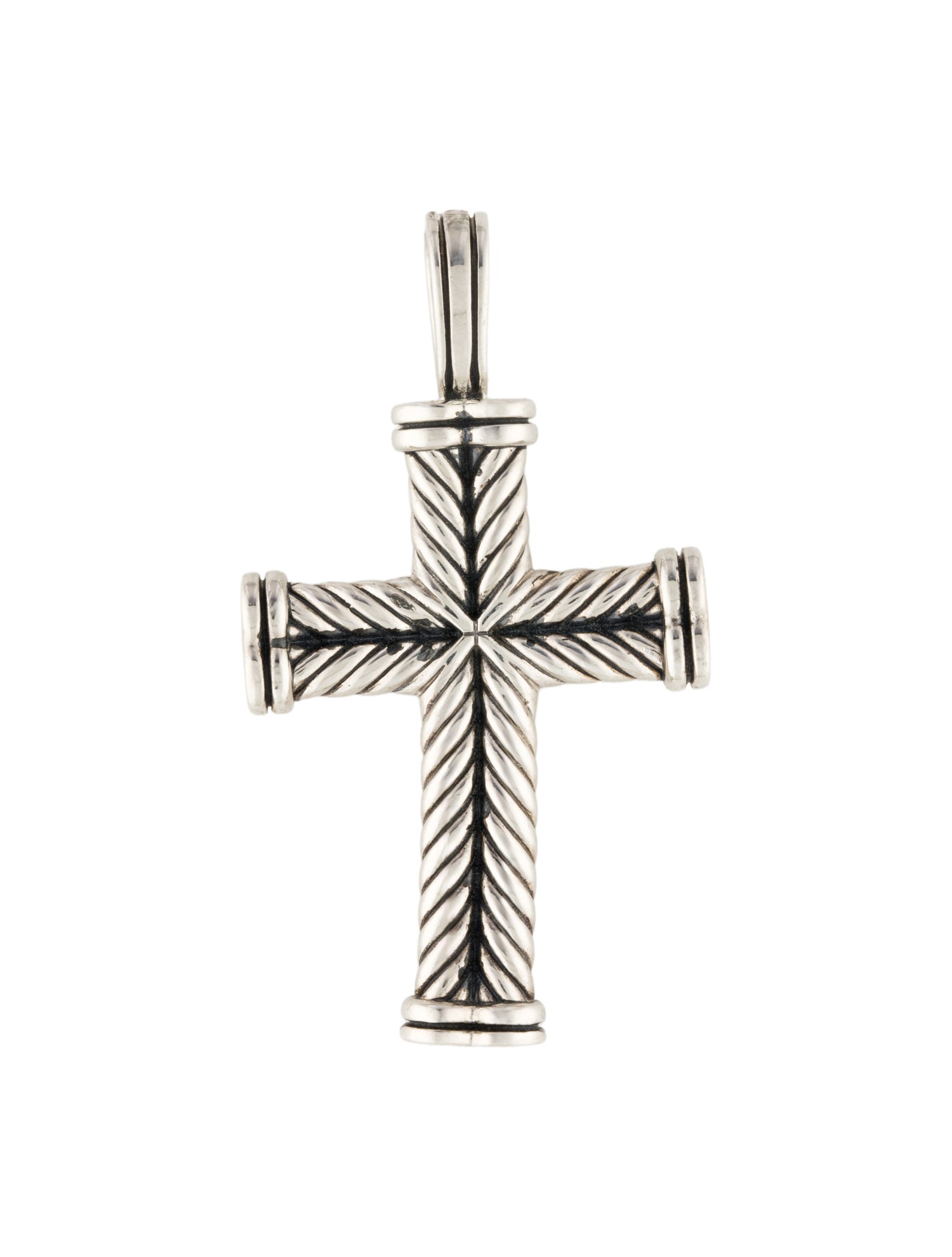 David Yurman Chevron Cross Pendant