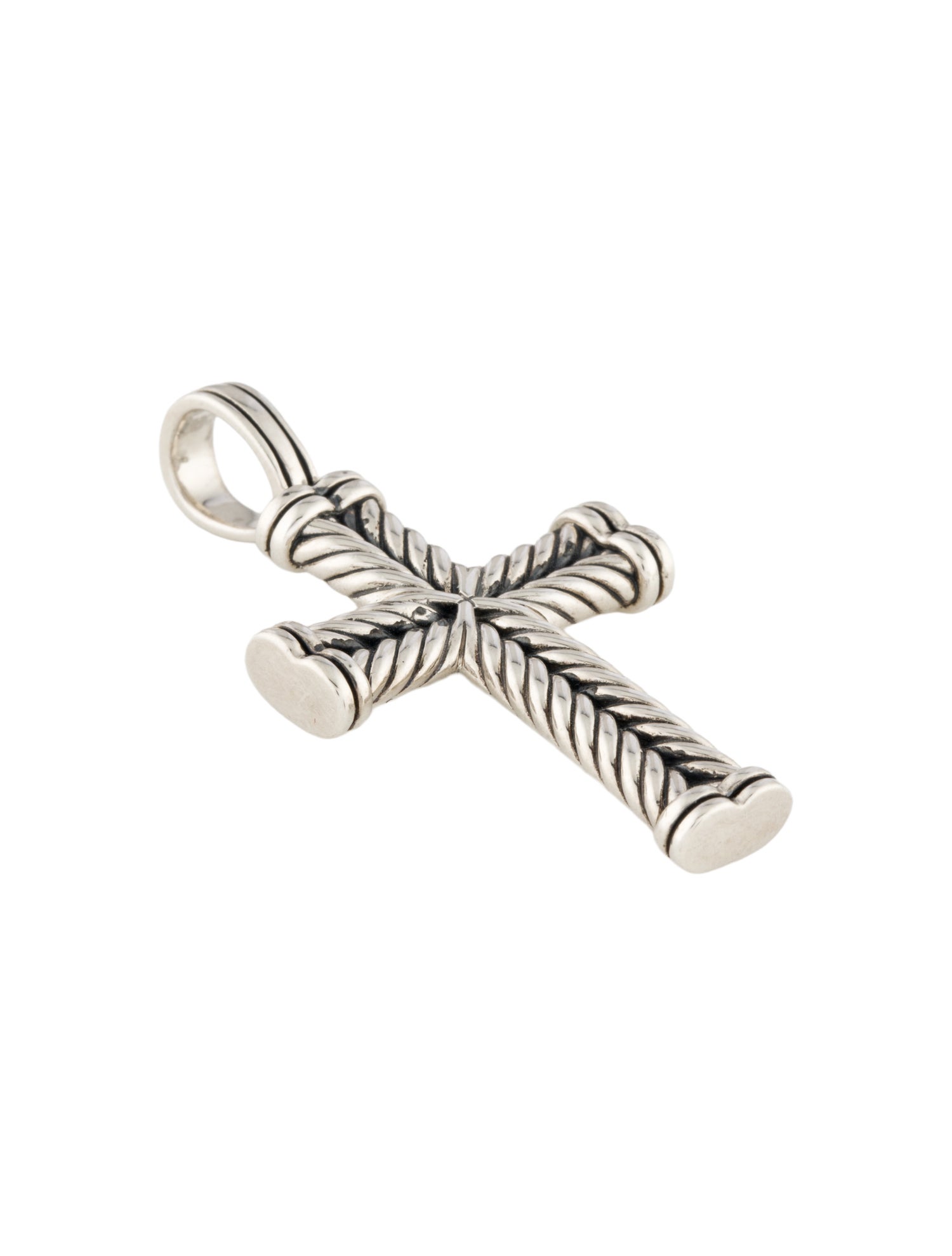David Yurman Chevron Cross Pendant