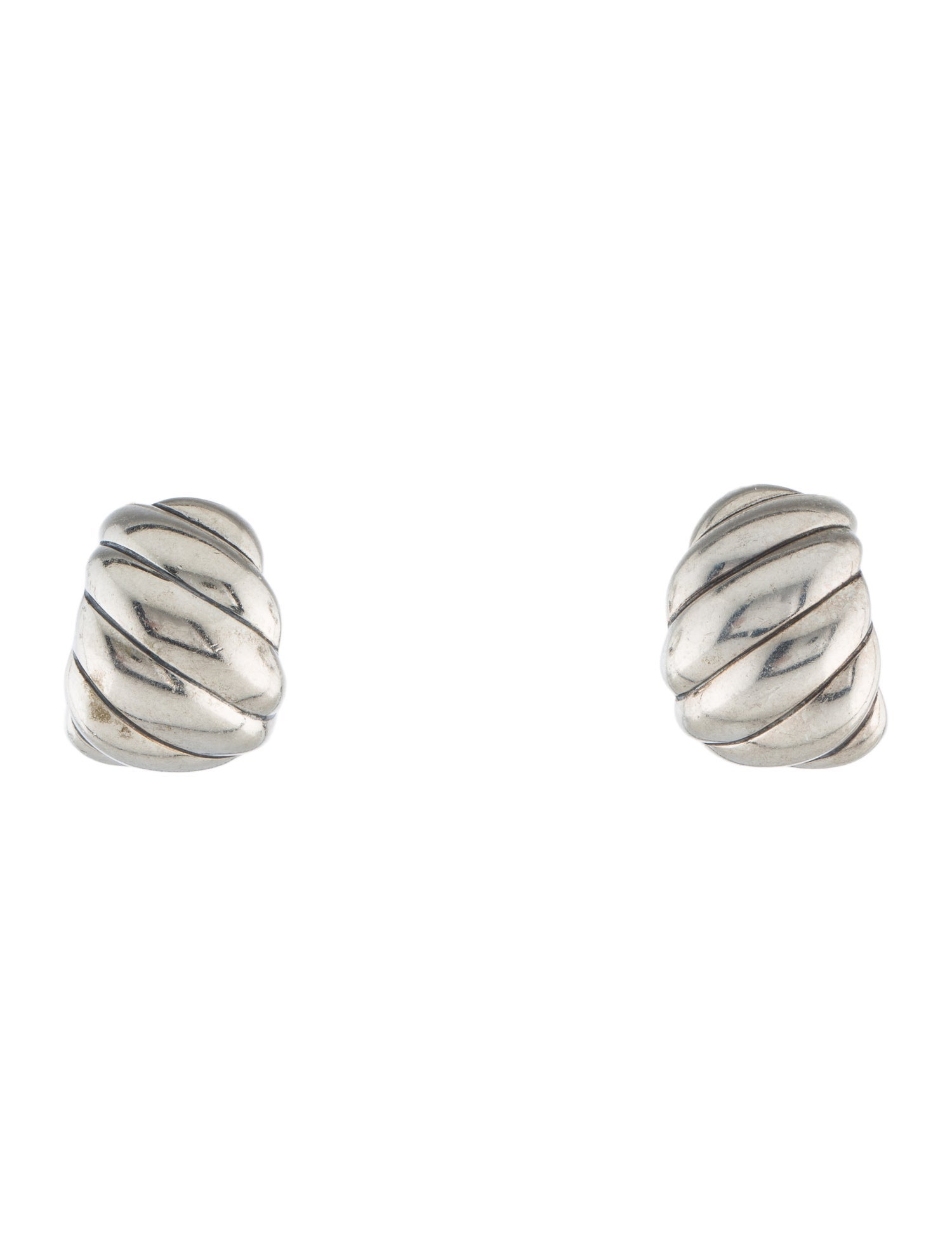 David Yurman Sculpted Cable Earclips