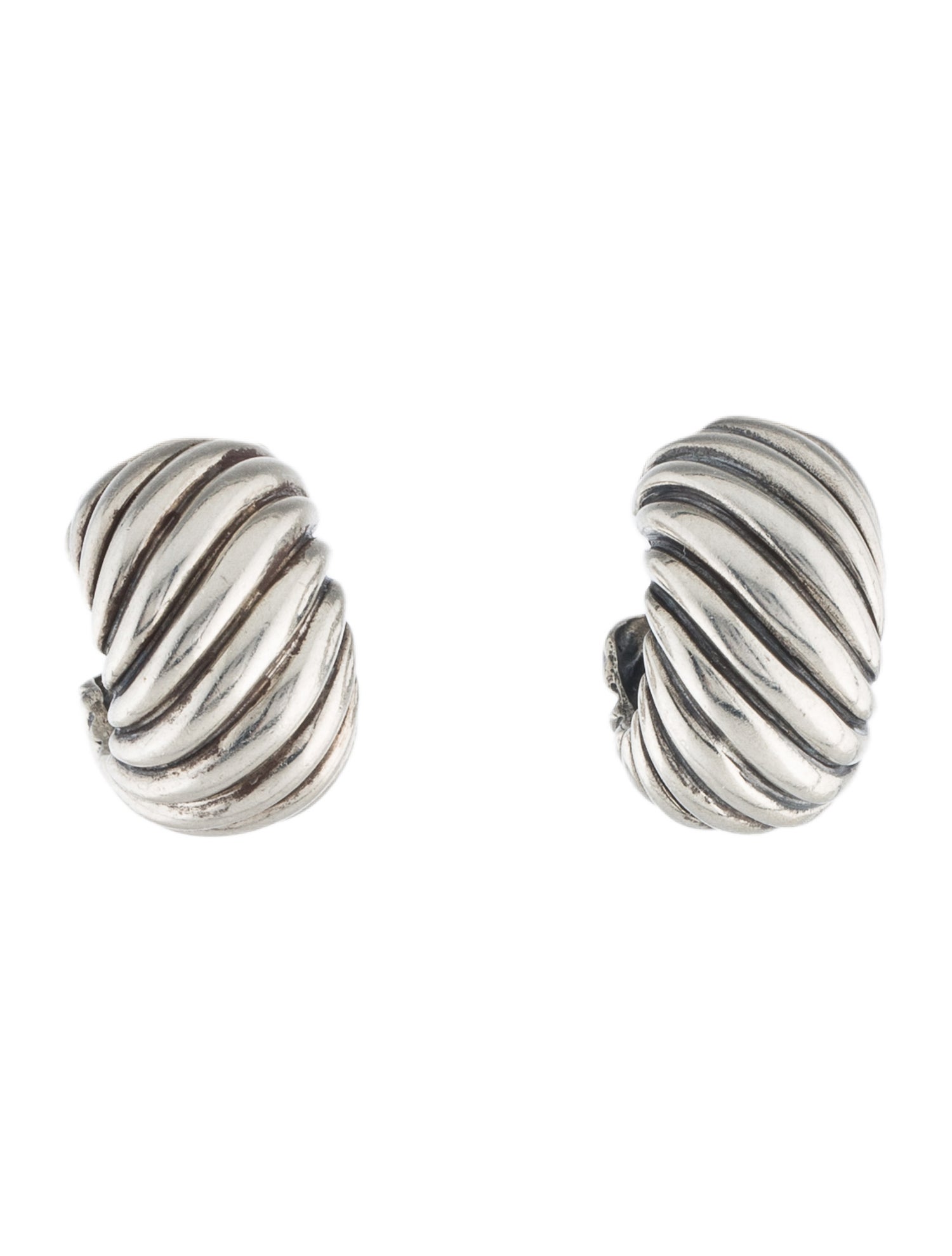 David Yurman Sculpted Cable Huggies
