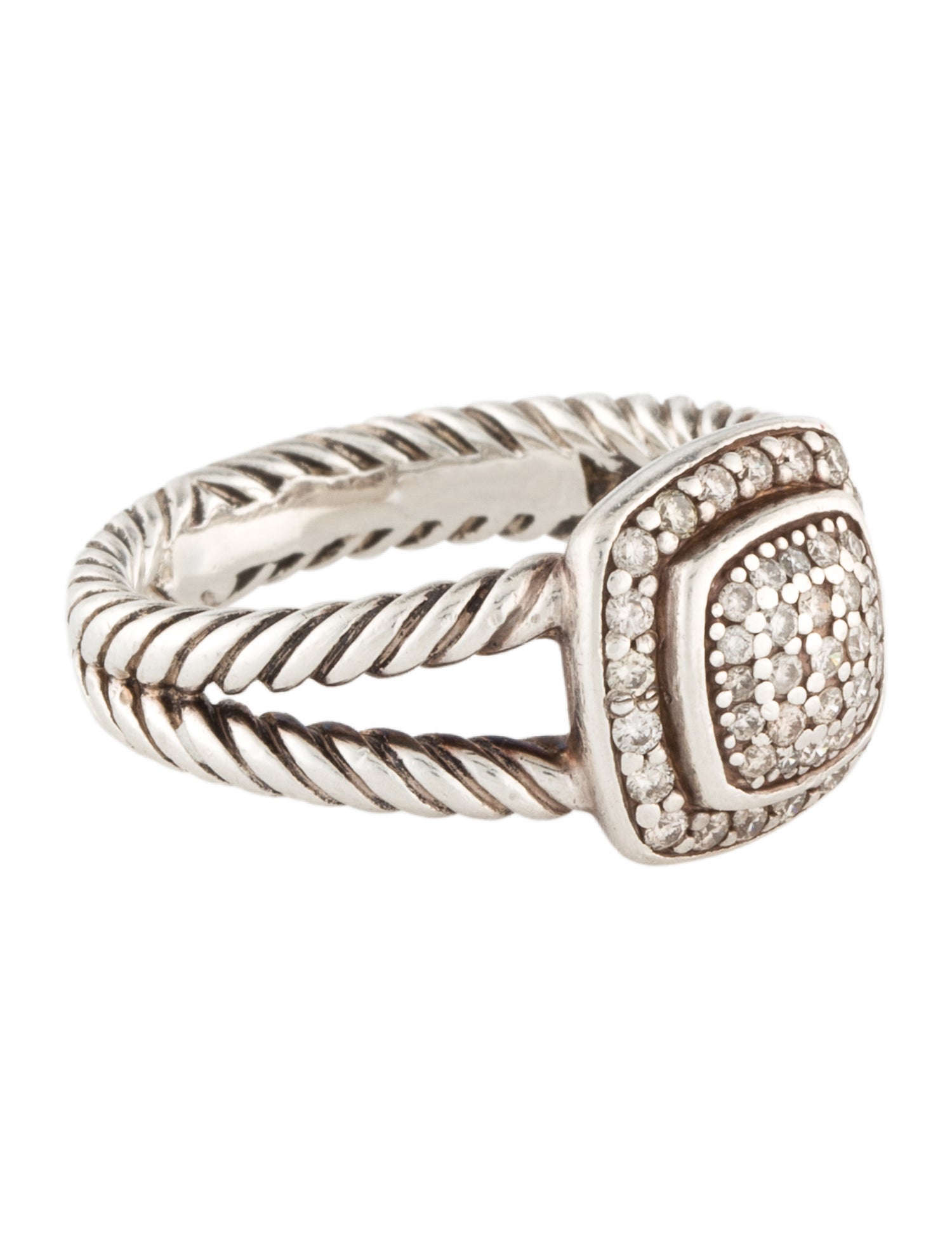 David Yurman Diamond Petite Albion Ring