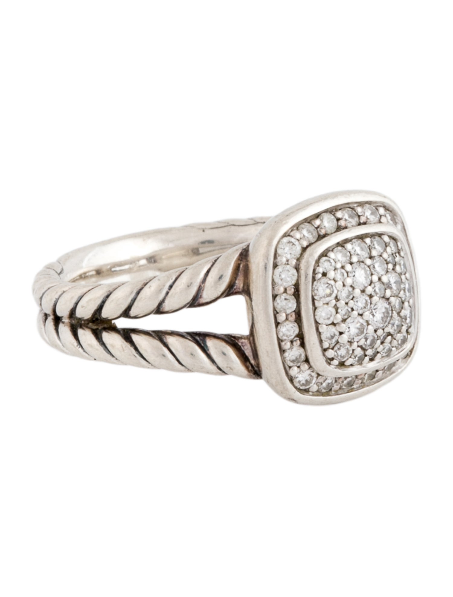 David Yurman Diamond Petite Albion Ring