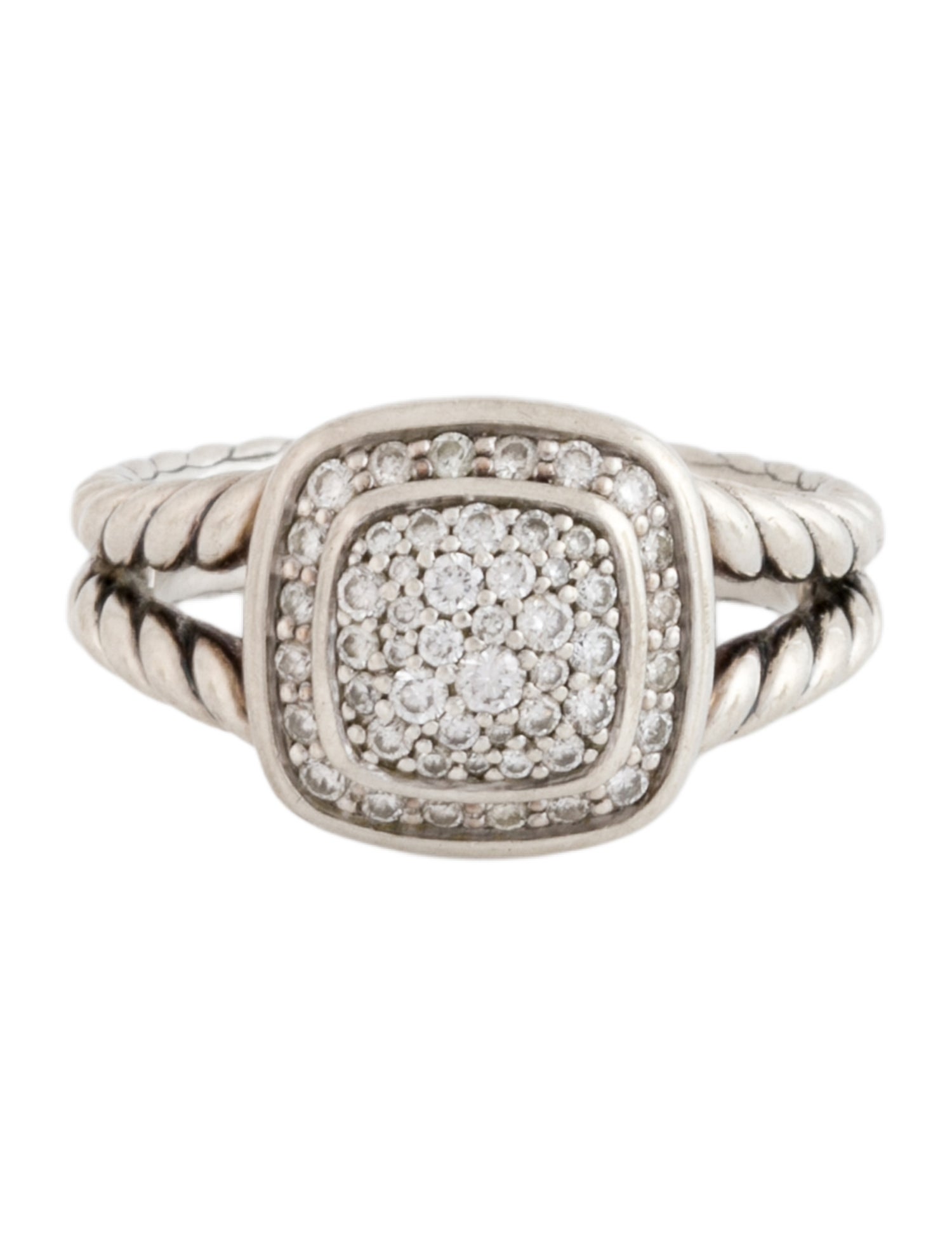 David Yurman Diamond Petite Albion Ring