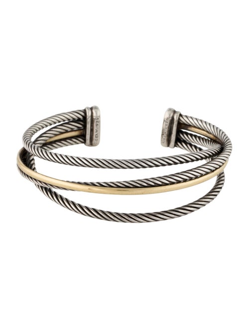 David Yurman Two-Tone Crossover Cuff