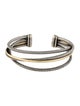 David Yurman Two-Tone Crossover Cuff