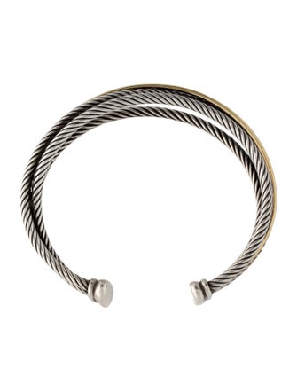 David Yurman Two-Tone Crossover Cuff