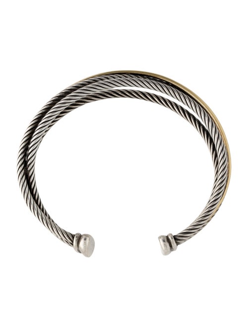David Yurman Two-Tone Crossover Cuff