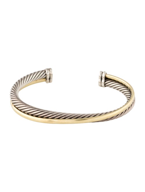 David Yurman Two-Tone Crossover Cuff Bracelet