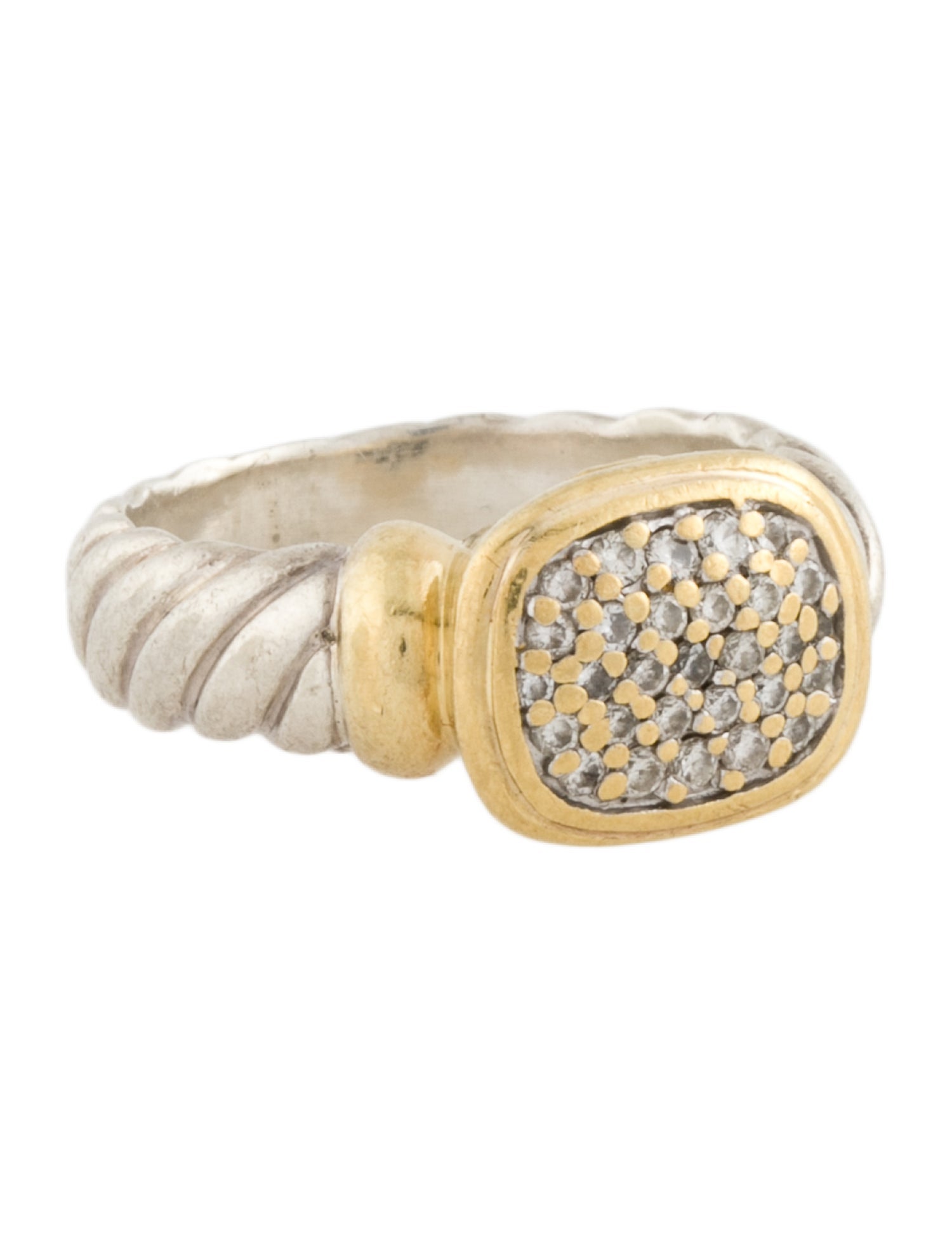 David Yurman Diamond Noblesse Cocktail Ring