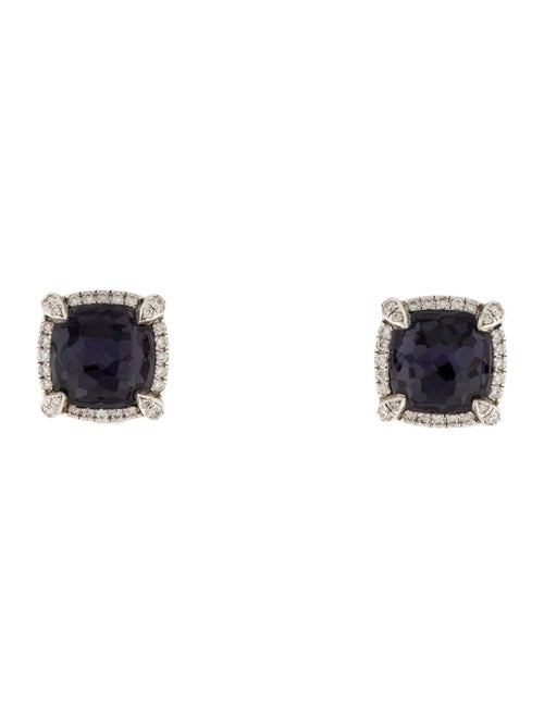 David Yurman Black Orchid & Diamond Chatelaine Stud Earrings