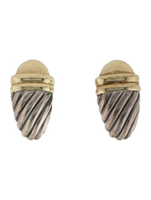 David Yurman Two-Tone Shrimp Earclips