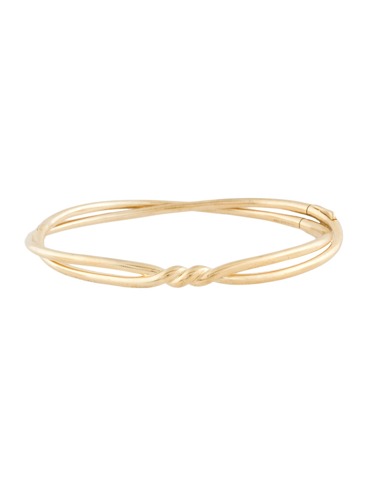 David Yurman 18K Continuance Center Twist Bracelet