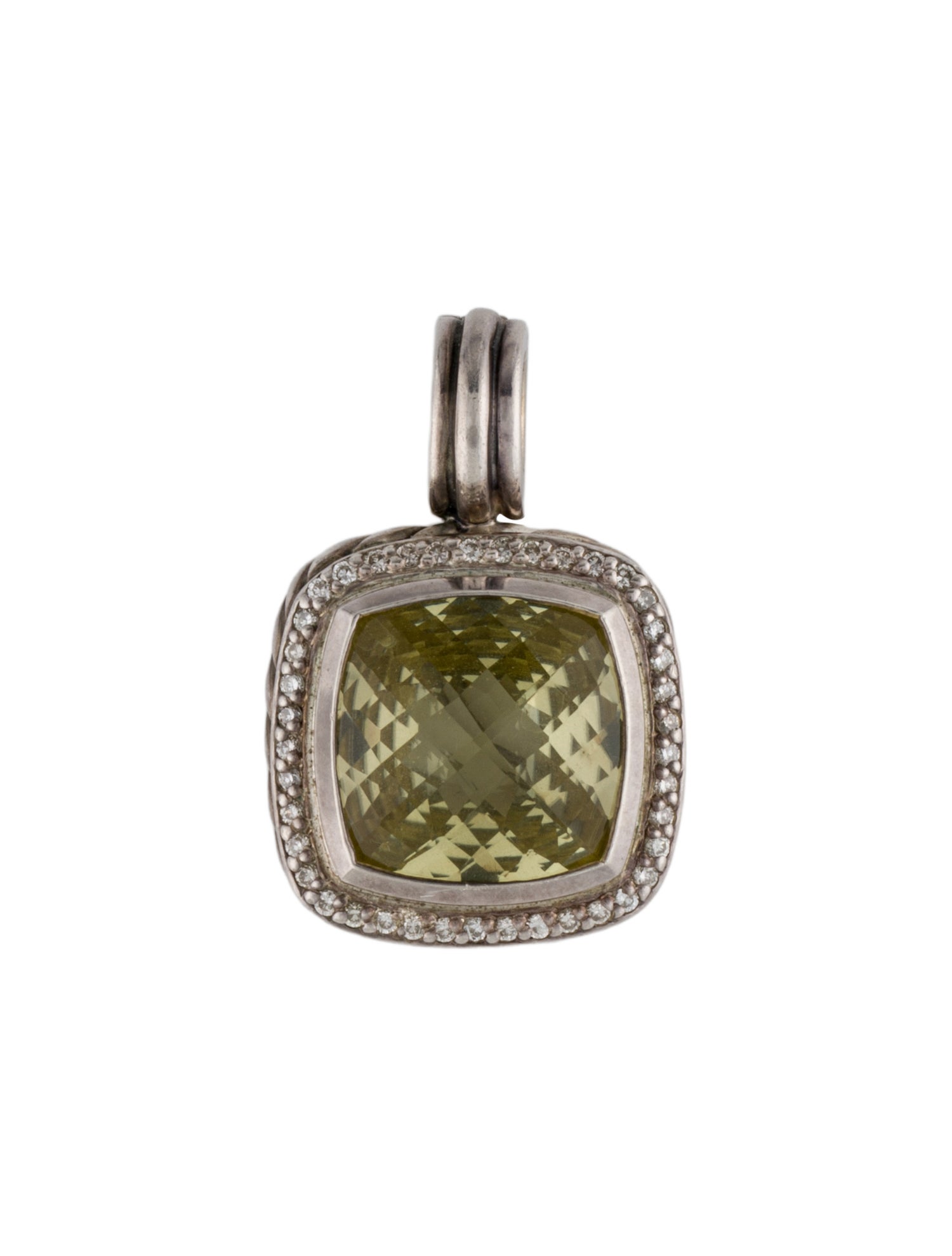 David Yurman Citrine & Diamond Albion Pendant
