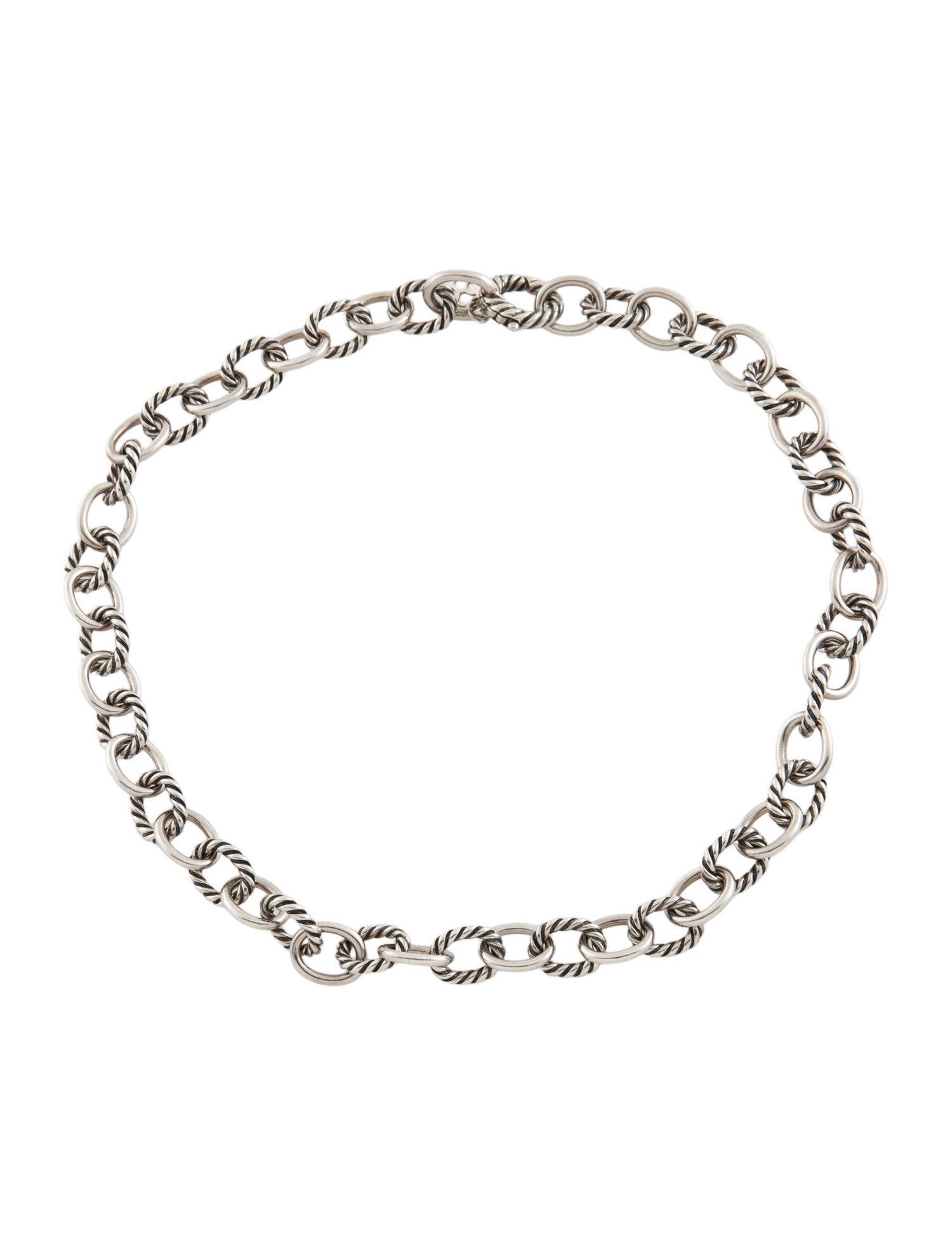 David Yurman Oval Link Chain Necklace