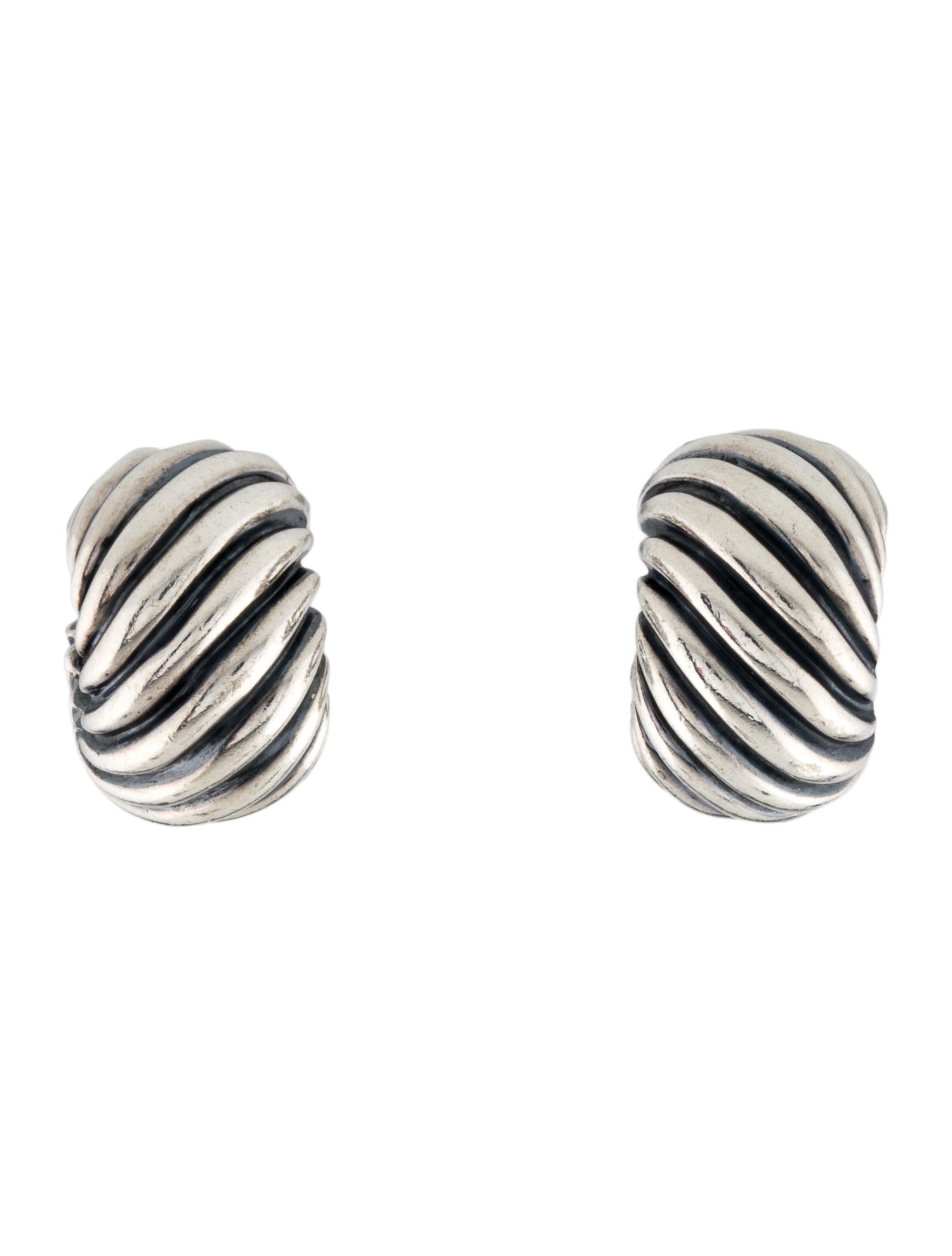 David Yurman Cable Huggie Earrings
