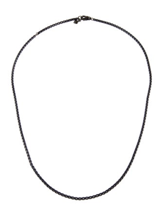 David Yurman Agate & Diamond Pendant Necklace