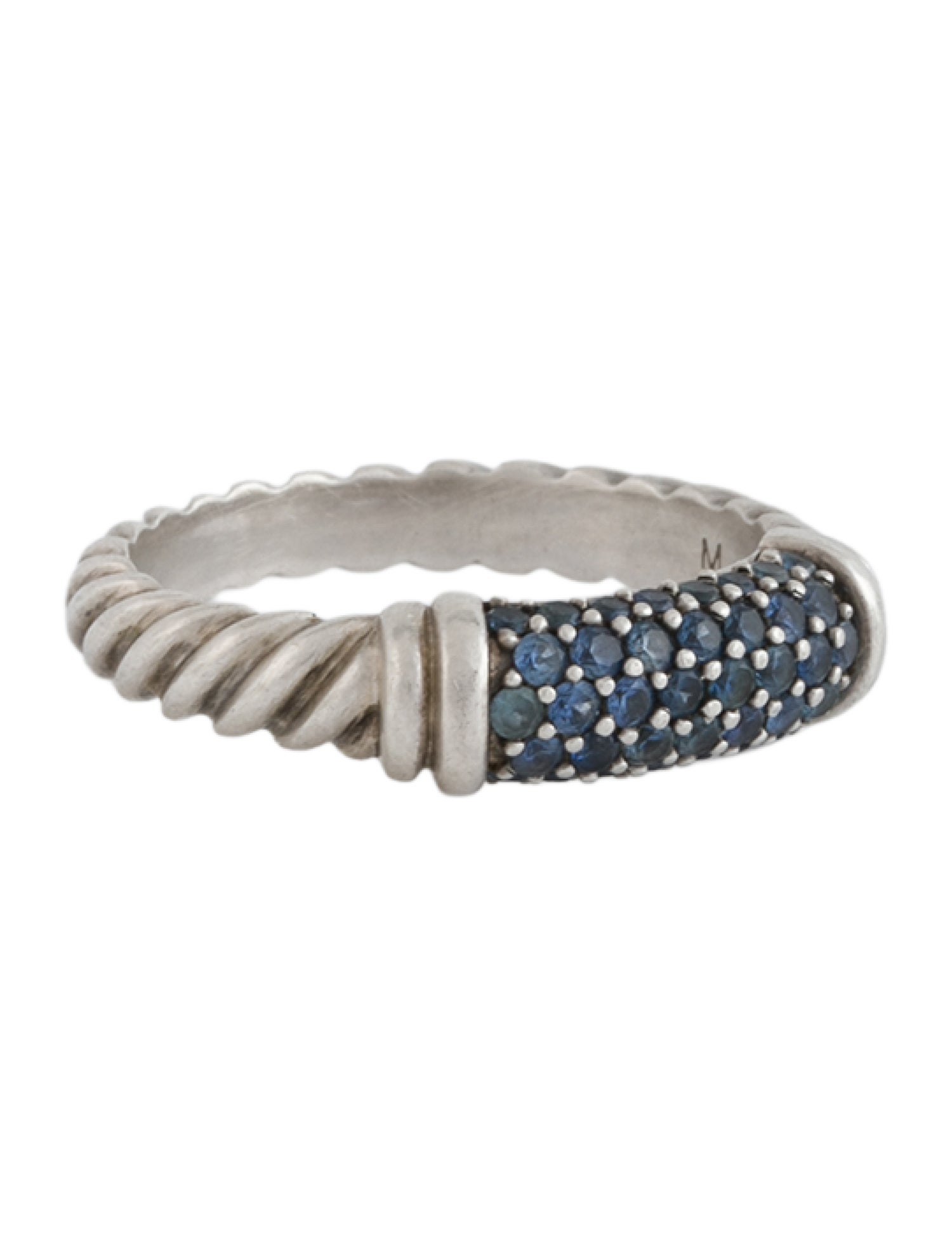 David Yurman Sapphire Cable Candy Metro Band