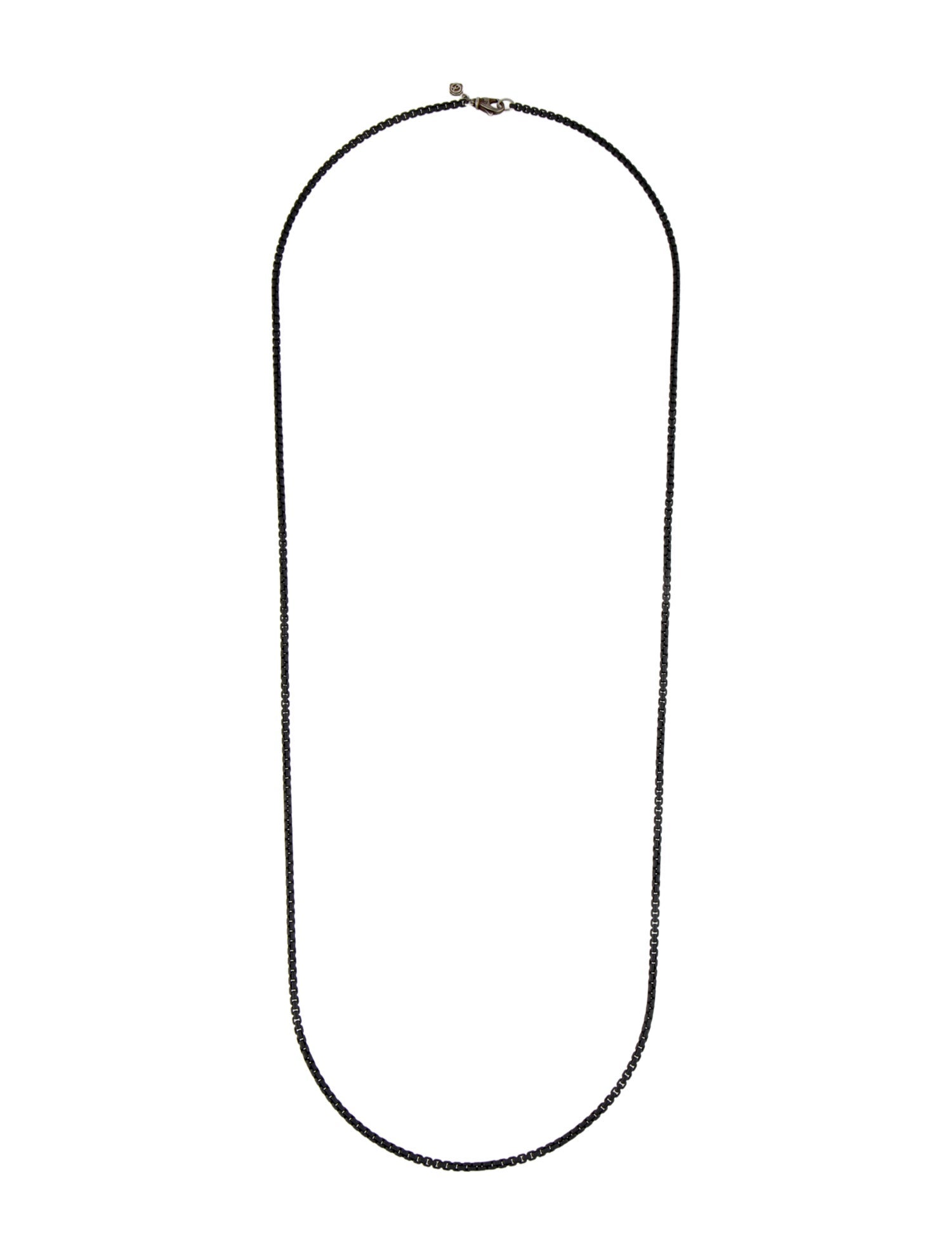 David Yurman Darkened Box Chain Necklace