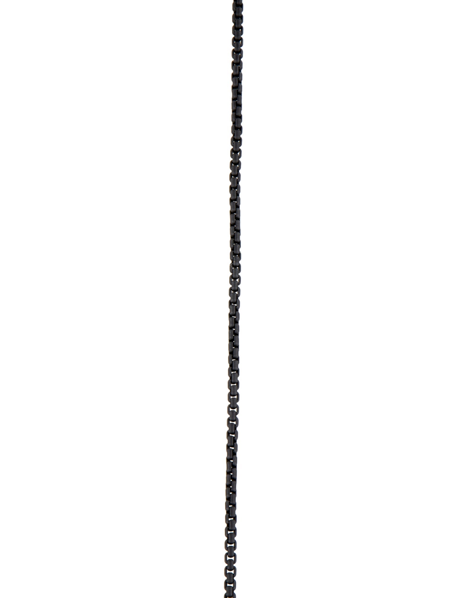 David Yurman Darkened Box Chain Necklace