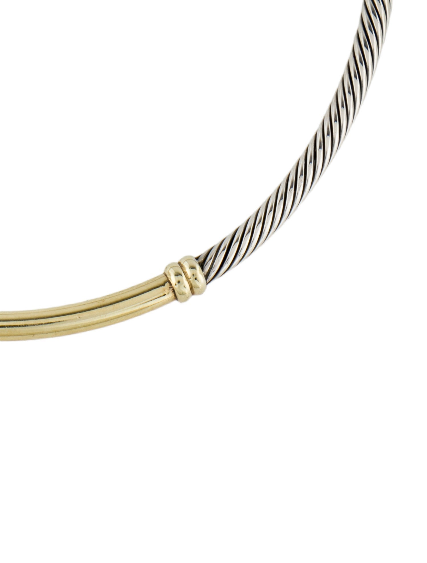 David Yurman Two-Tone Metro Collar Necklace