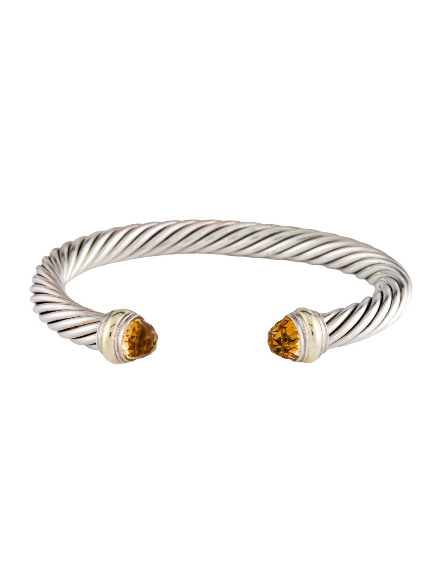 David Yurman Citrine Classic Cable Bracelet