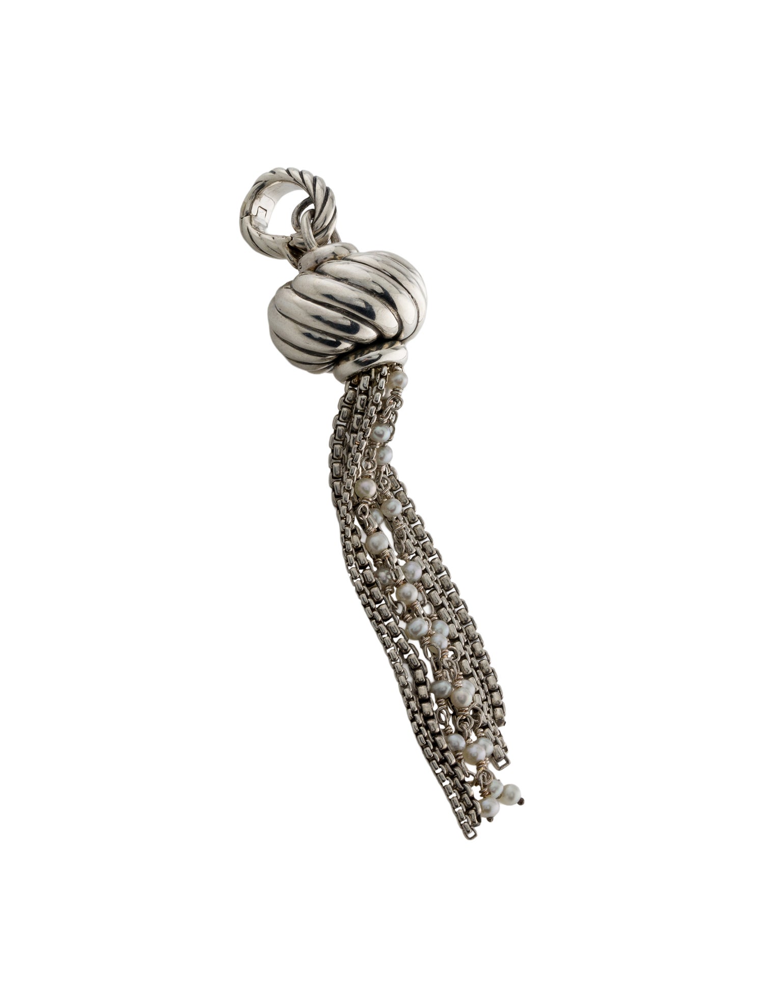 David Yurman Pearl Tassel Pendant
