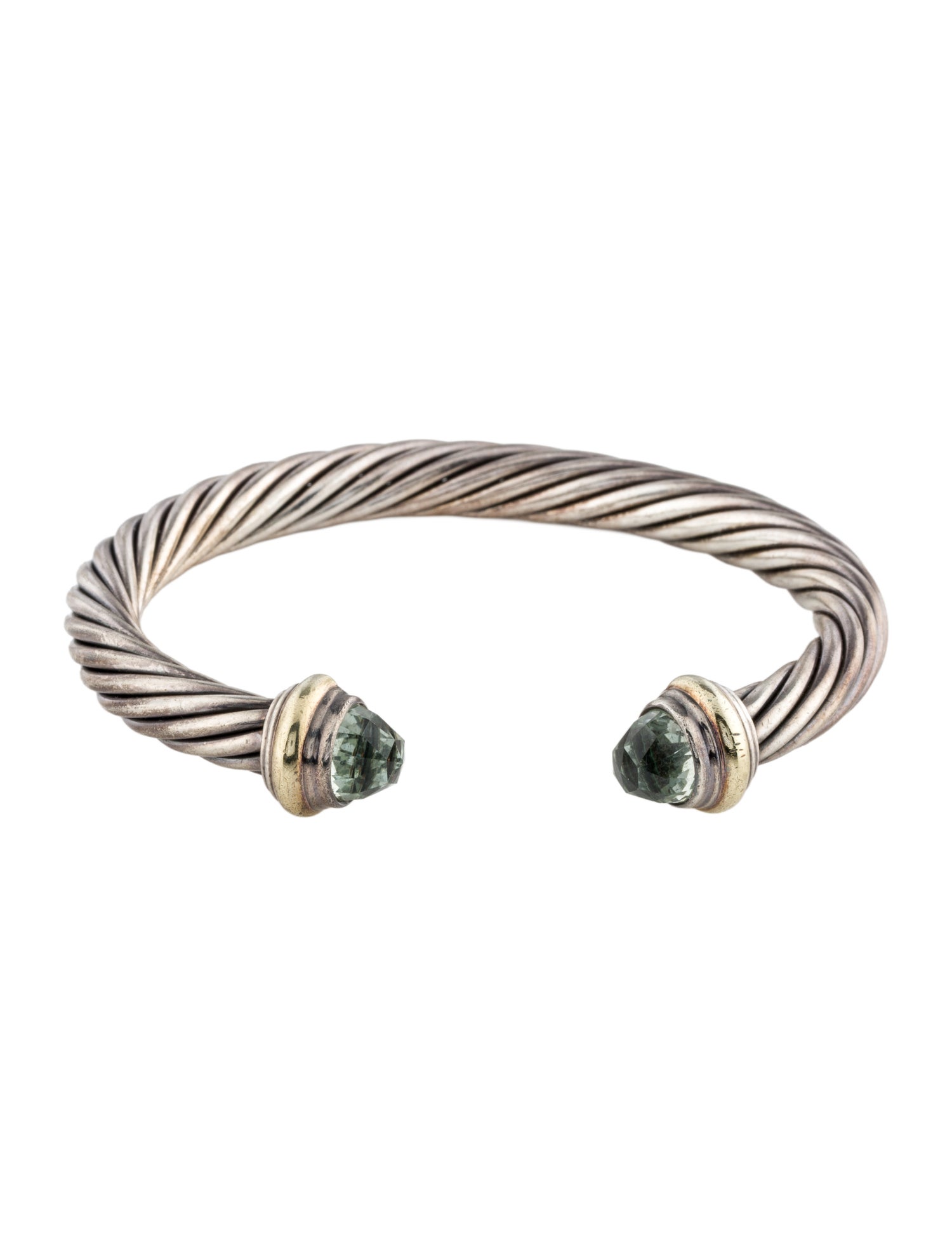 David Yurman Prasiolite Classic Cable Bracelet