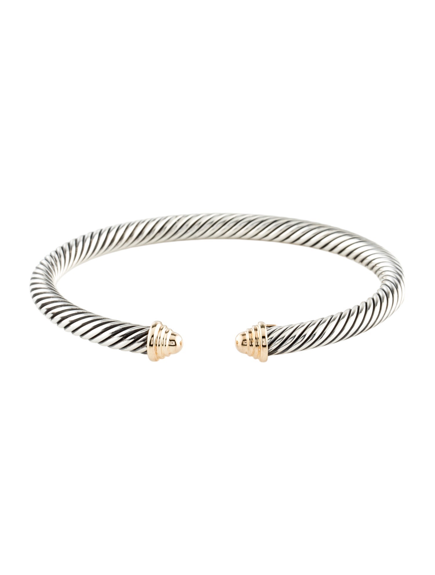 David Yurman Two-Tone Classic Cable Bracelet