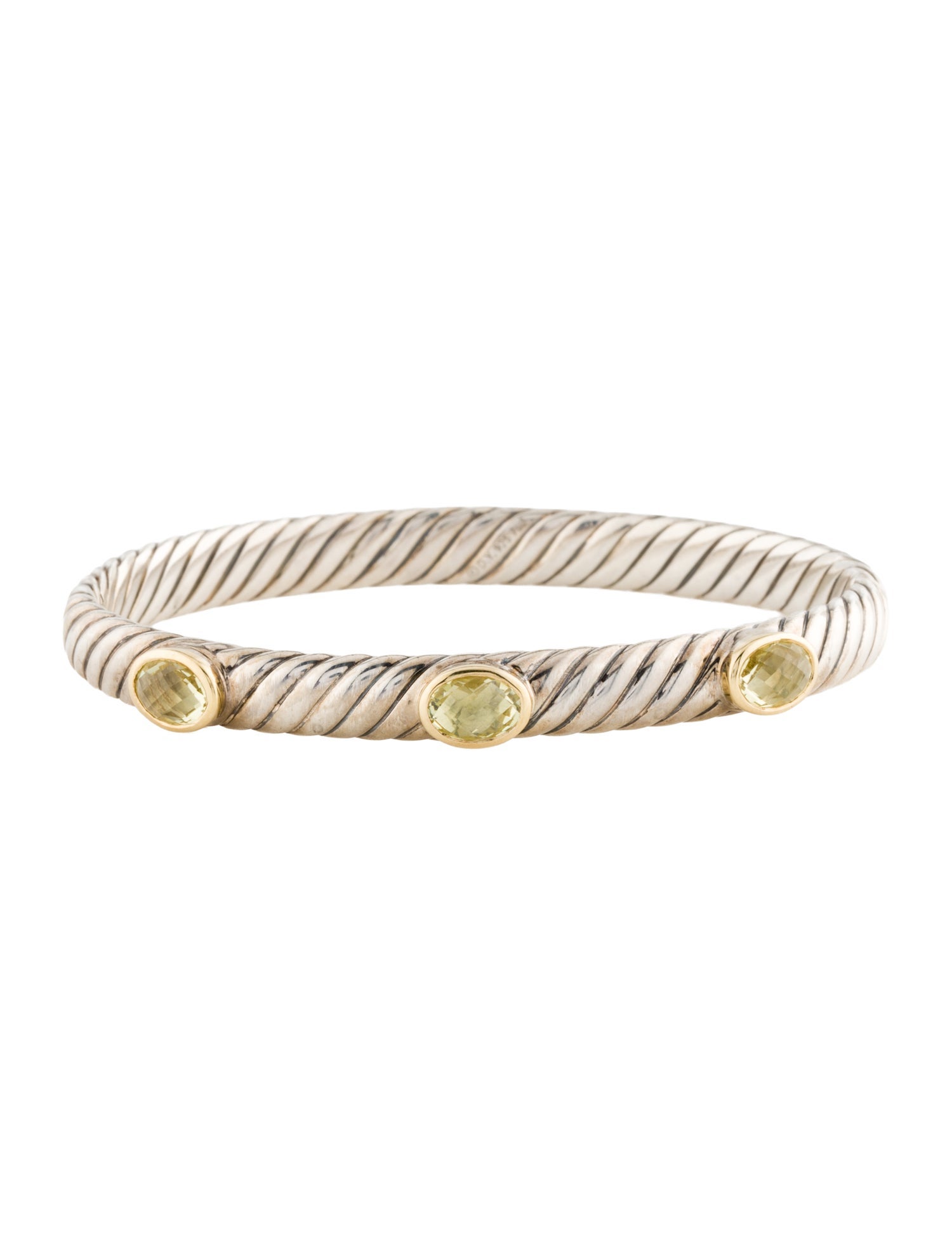 David Yurman Quartz Station Hinged Bangle