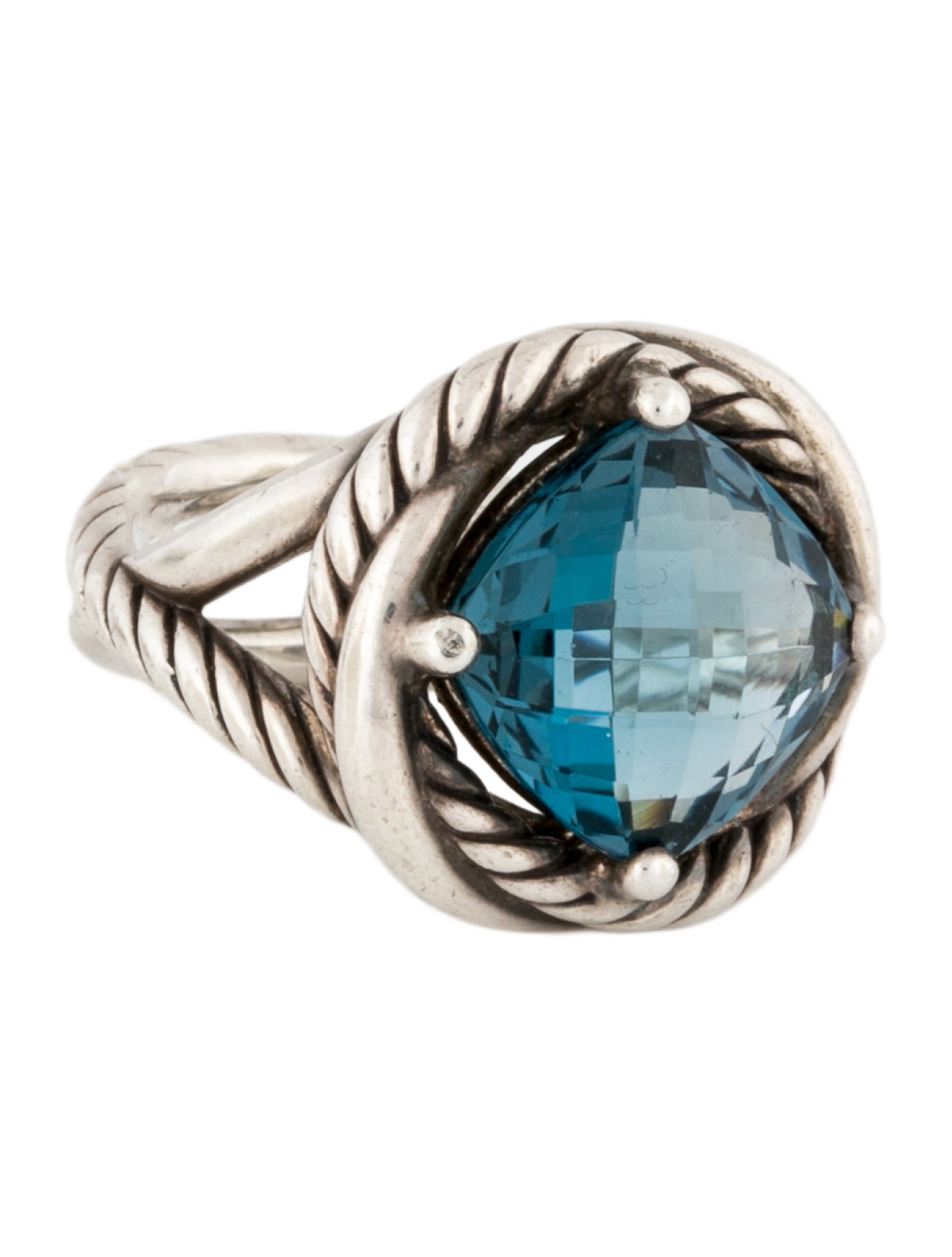 David Yurman Topaz Infinity Cocktail Ring