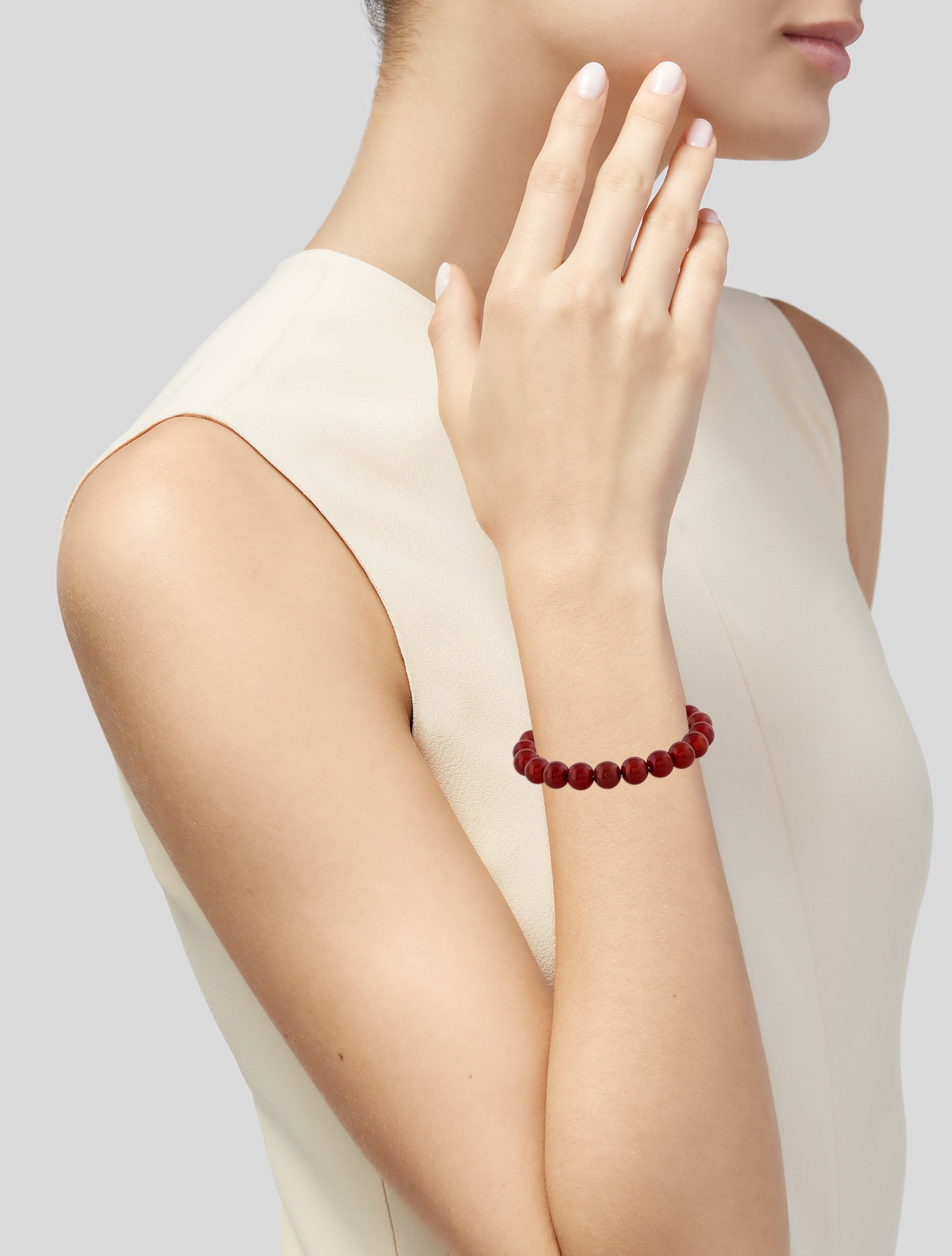 David Yurman Carnelian Spiritual Beads Bracelet