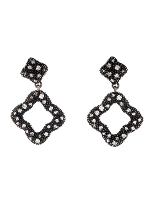 David Yurman Diamond Midnight Melange Drop Earrings