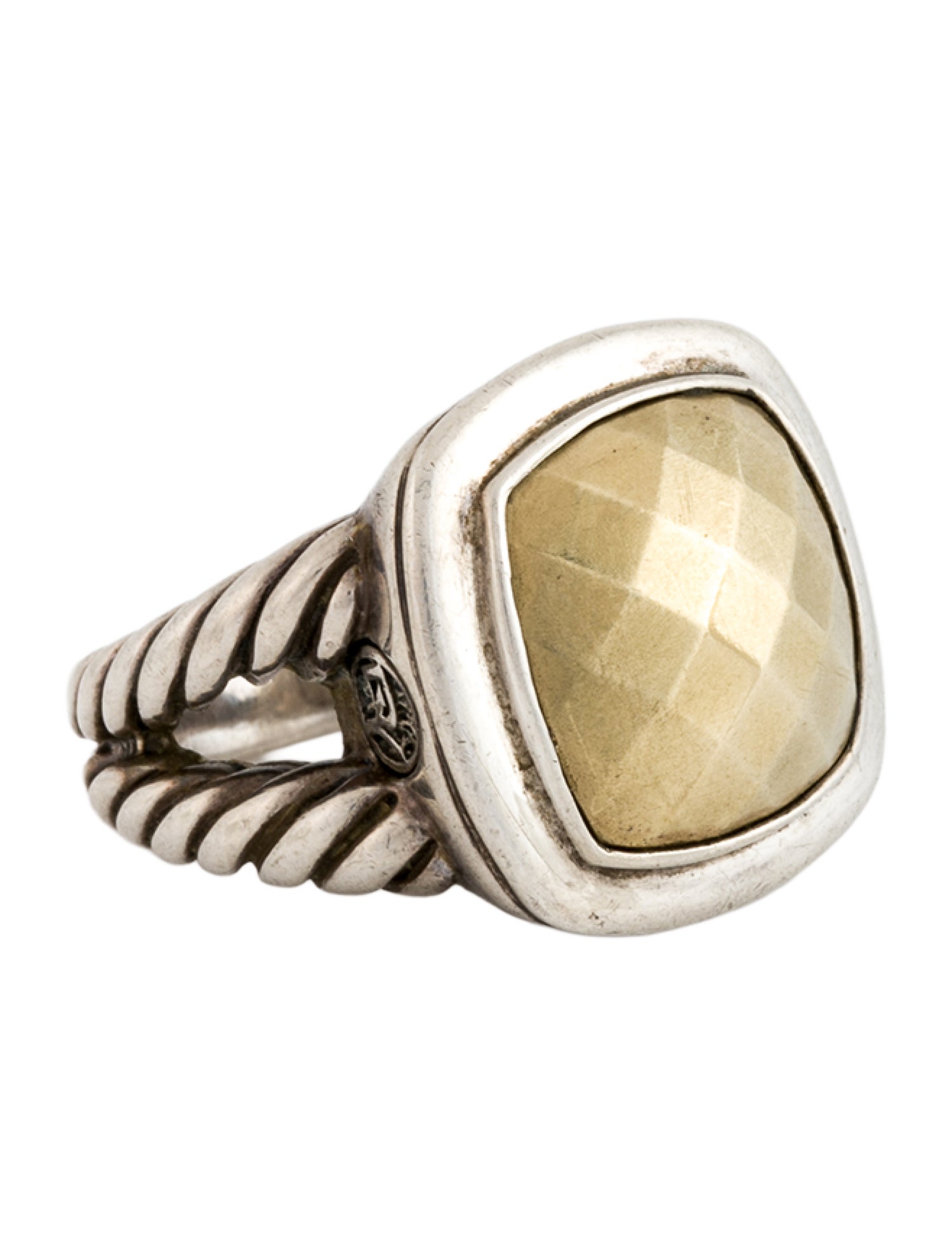 David Yurman Two-Tone Albion Dome Ring