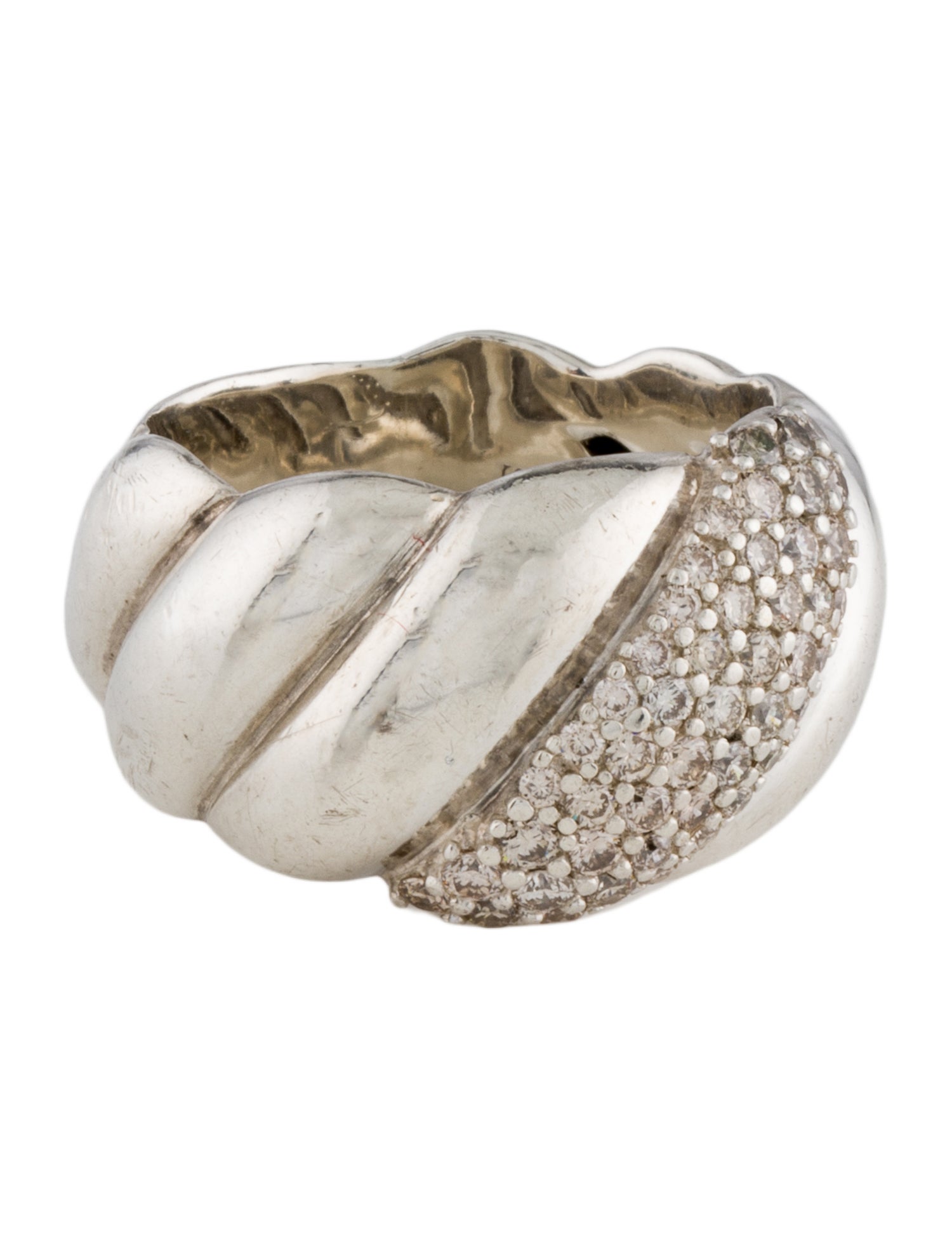 David Yurman Diamond Wide Ring